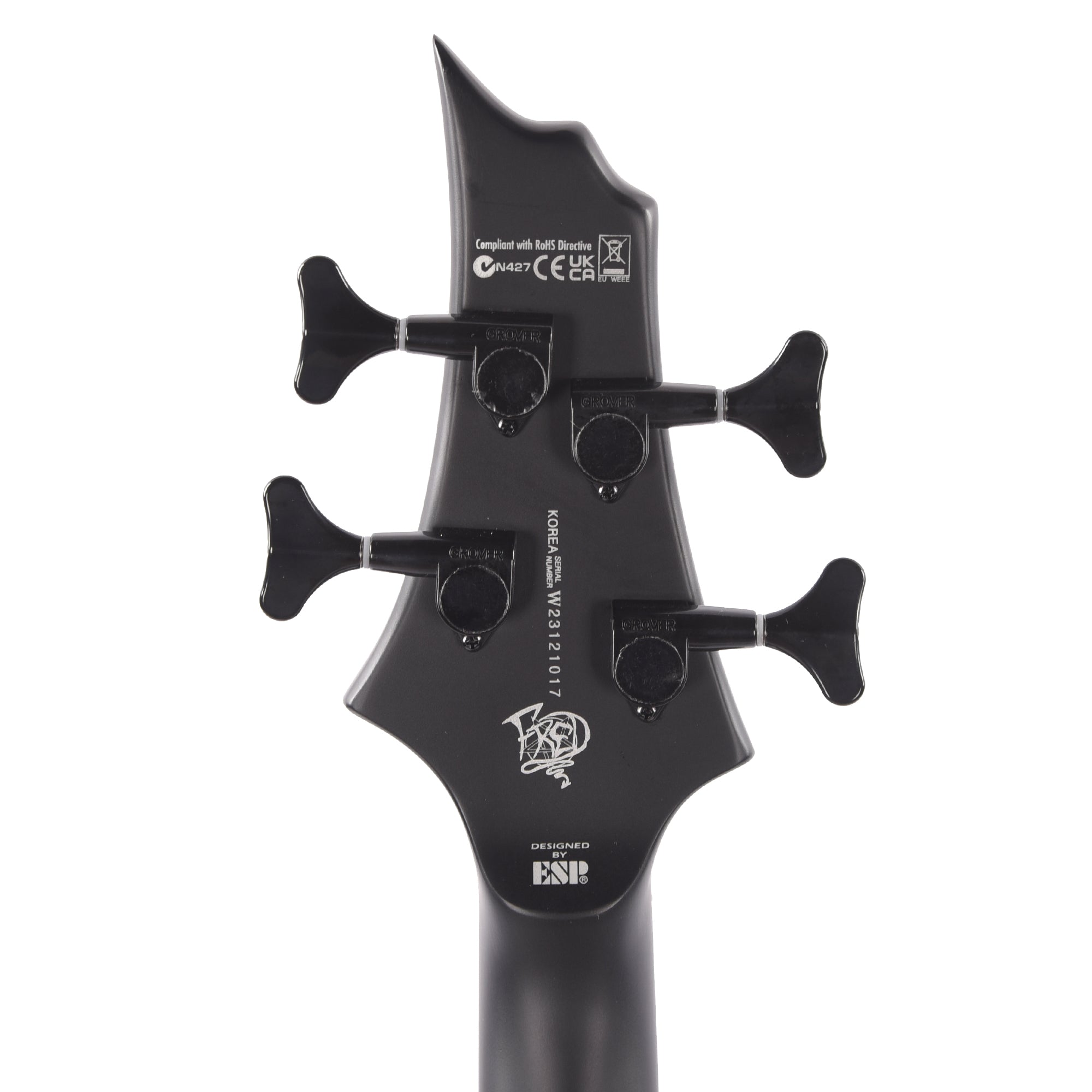 ESP LTD FL-4 Fred Leclercq Black Red Burst Satin Bass Guitars / 4-String
