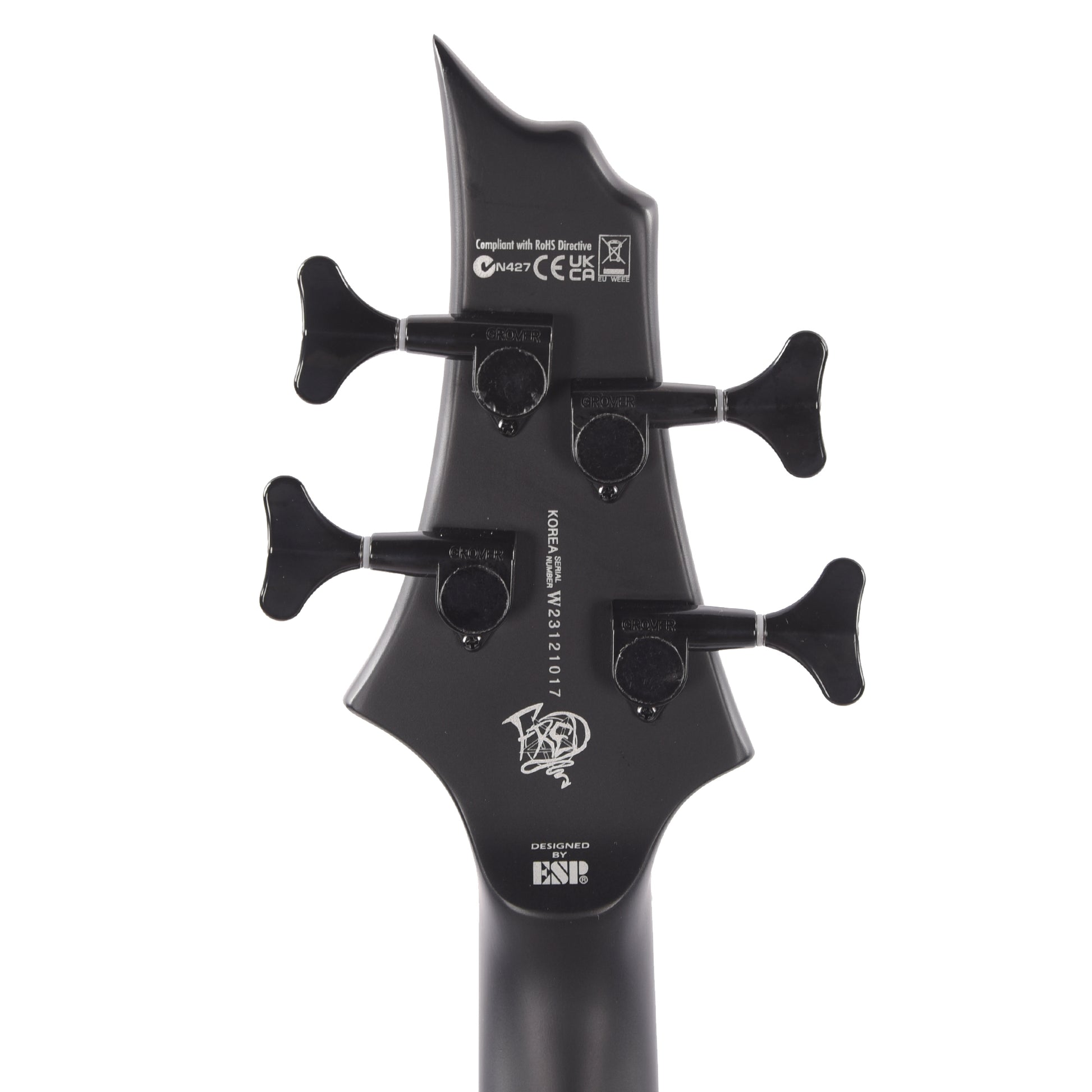 ESP LTD FL-4 Fred Leclercq Black Red Burst Satin Bass Guitars / 4-String