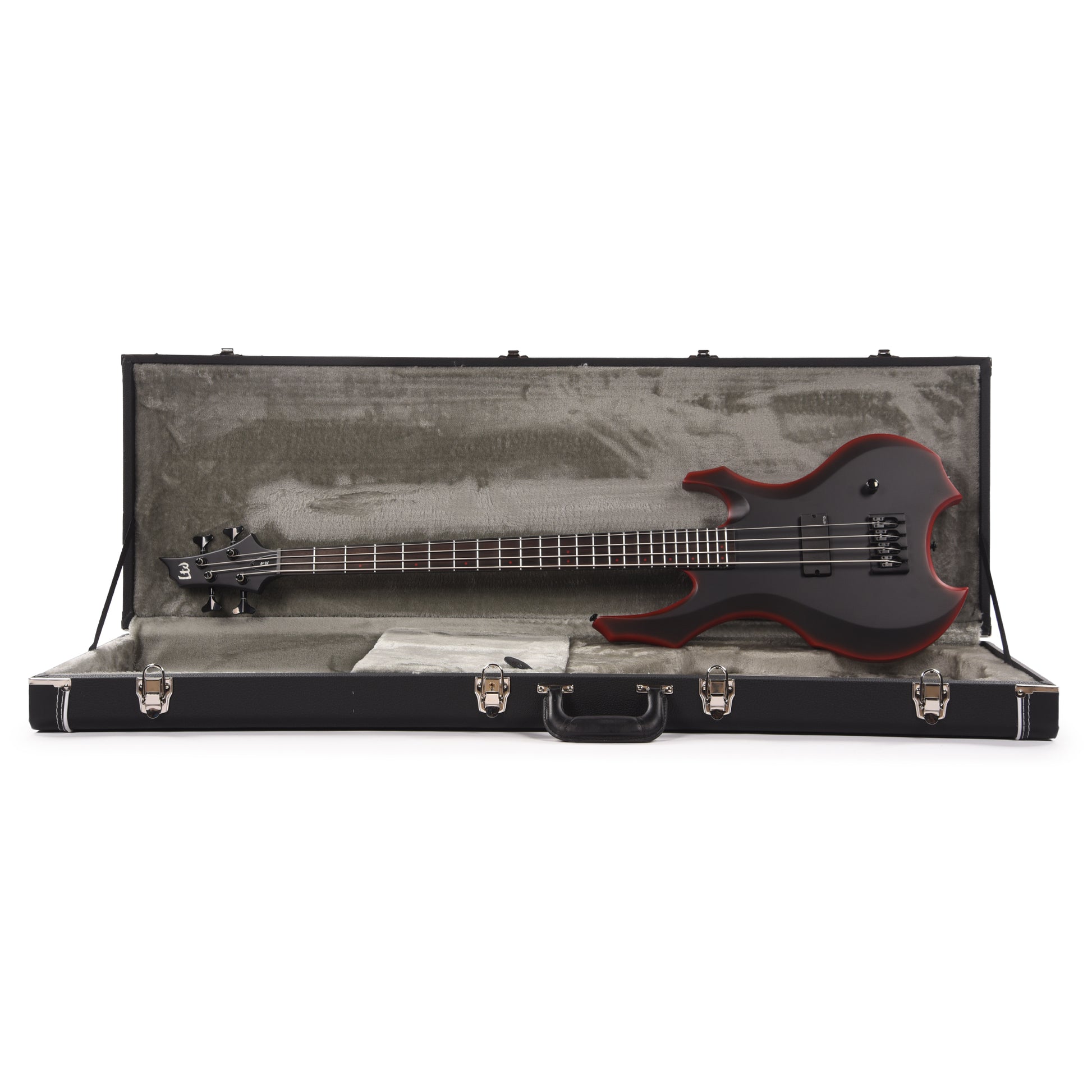 ESP LTD FL-4 Fred Leclercq Black Red Burst Satin Bass Guitars / 4-String