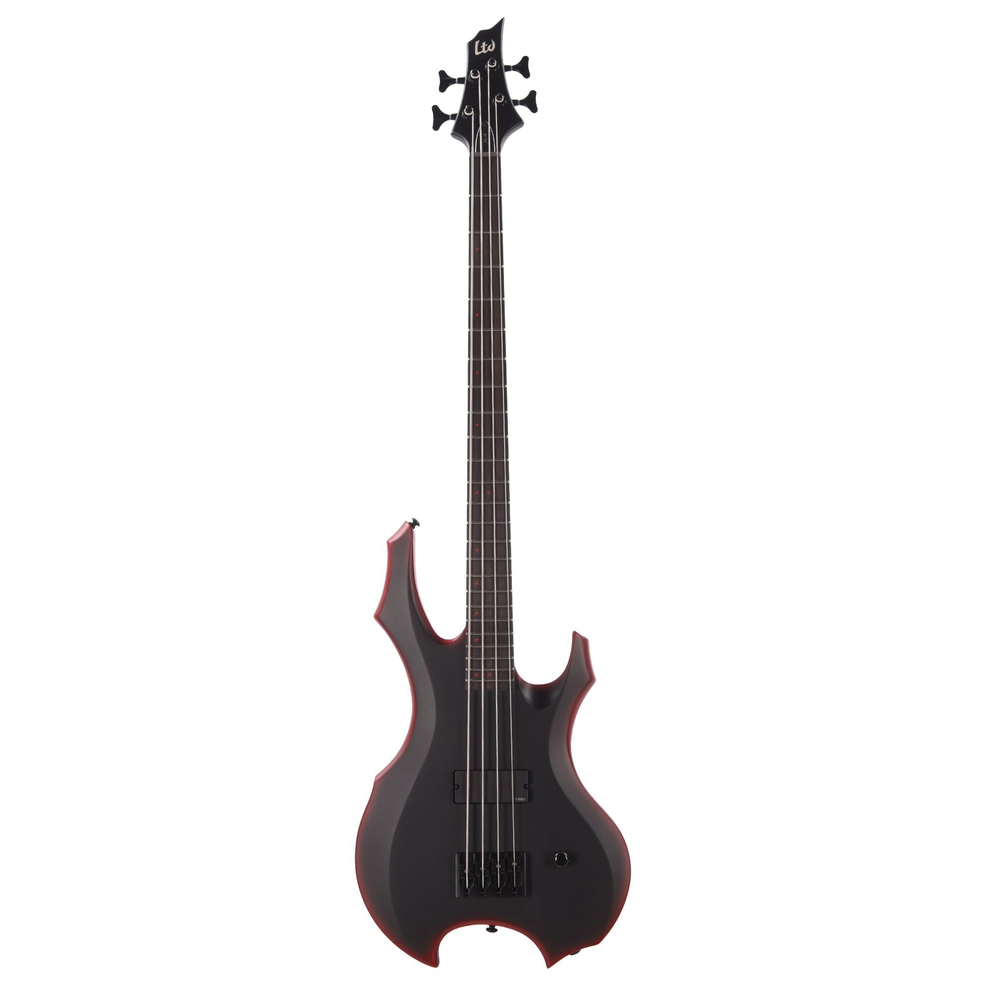 ESP LTD FL-4 Fred Leclercq Black Red Burst Satin Bass Guitars / 4-String