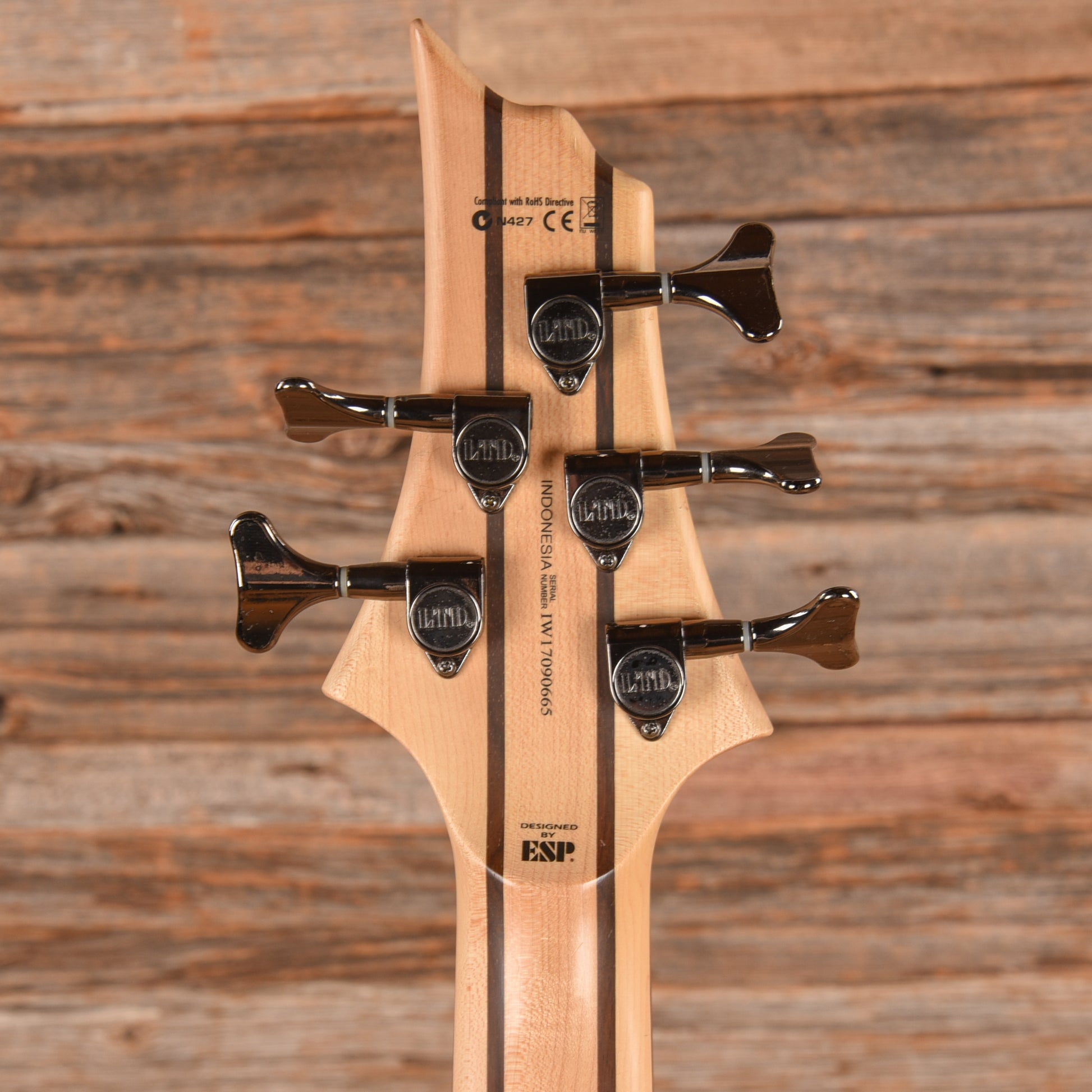 ESP LTD B-205SM Satin Natural 2017 Bass Guitars / 5-String or More