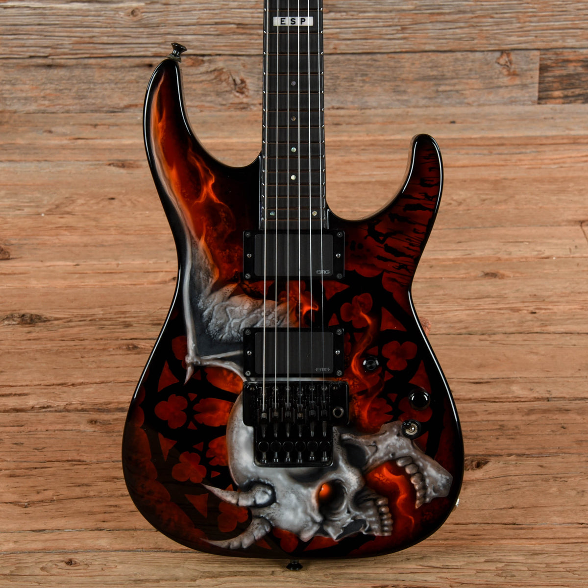 ESP Custom Shop M-II Custom Airbrush Artwork Electric Guitars