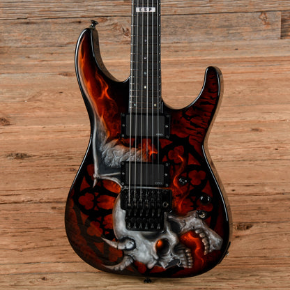 ESP Custom Shop M-II Custom Airbrush Artwork Electric Guitars