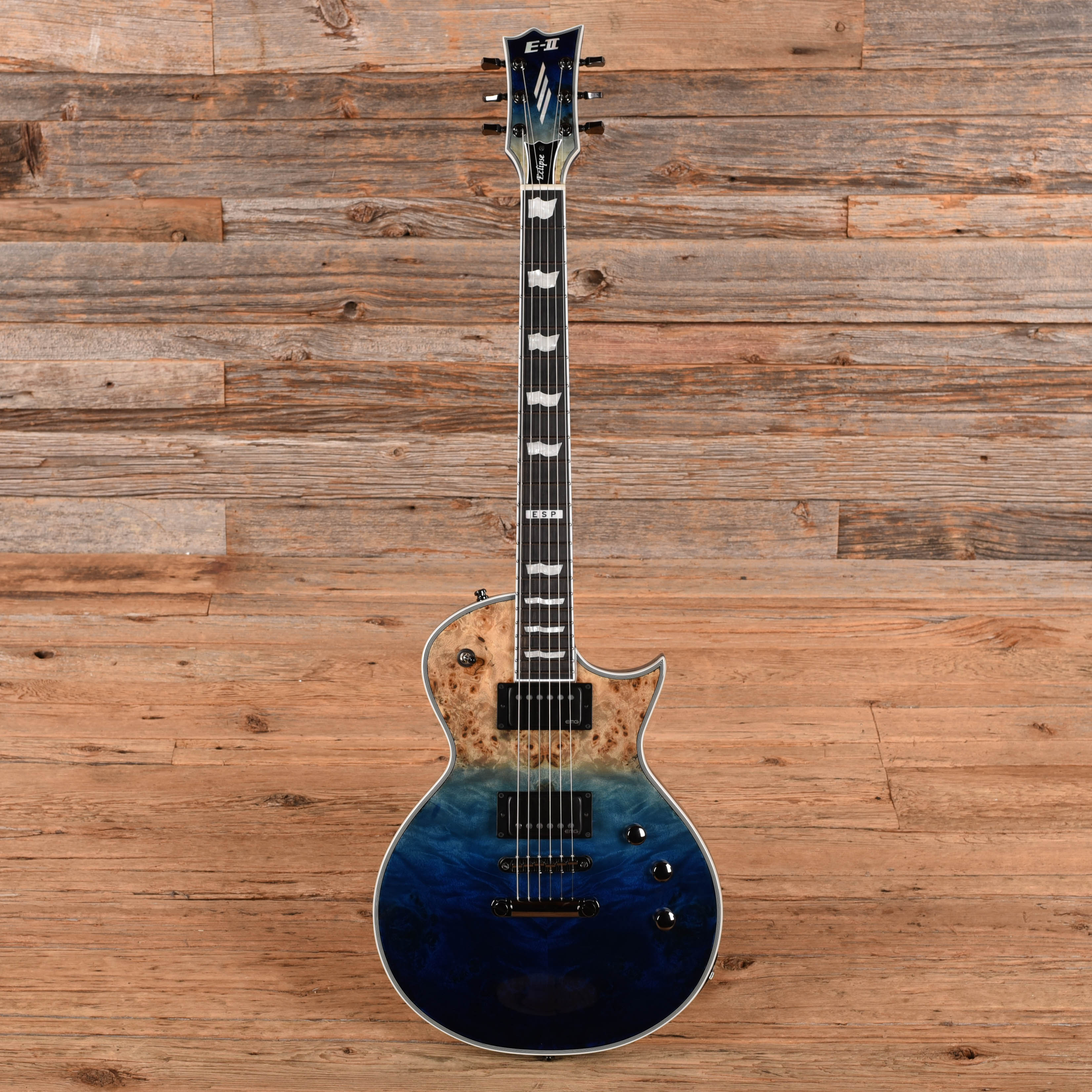 ESP E-II Eclipse Blue Natural Fade 2019 Electric Guitars