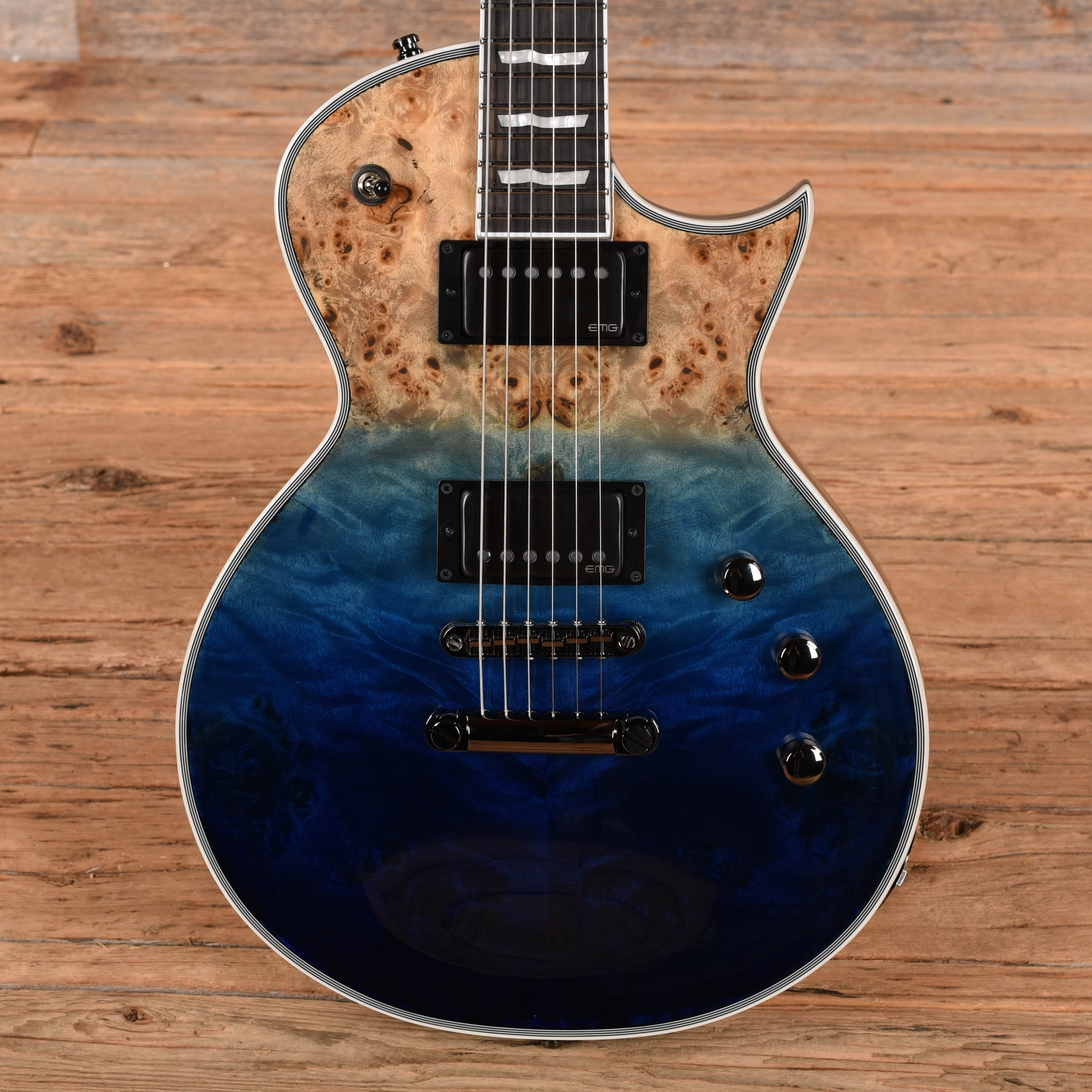 ESP E-II Eclipse Blue Natural Fade 2019 Electric Guitars