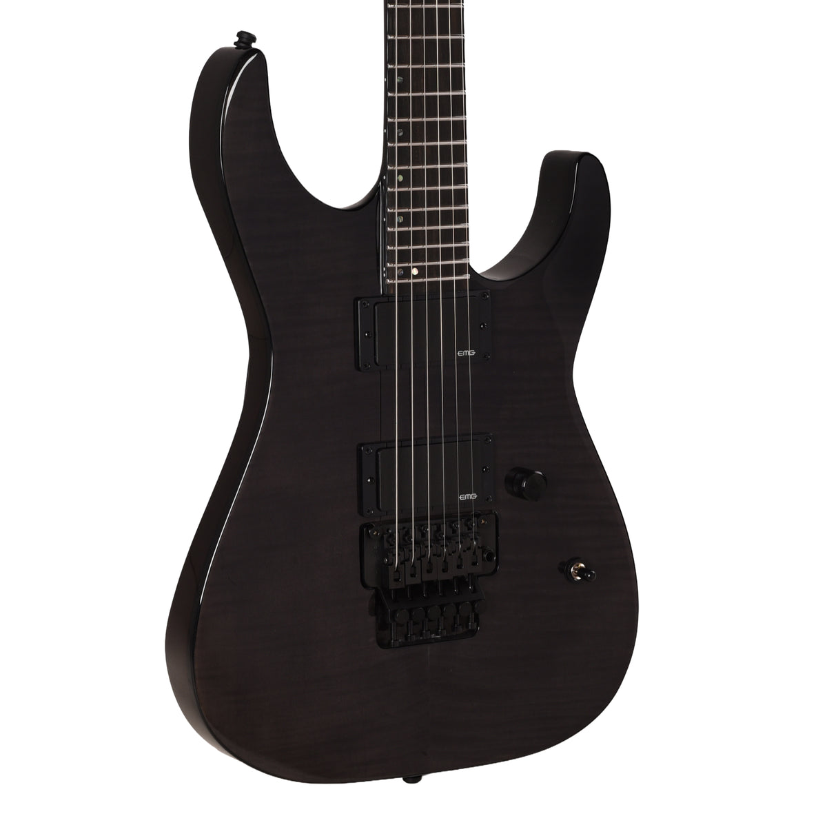 ESP E-II M-II See Thru Black Electric Guitars