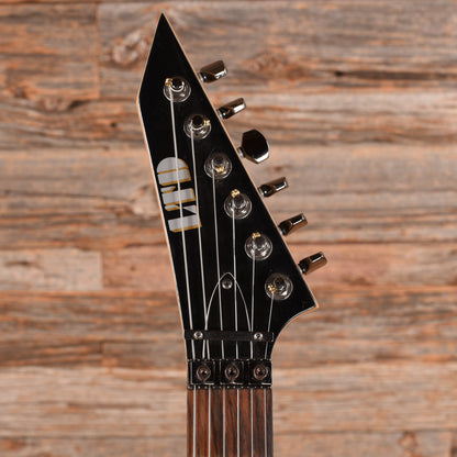 ESP LTD M-100FM Transparent Black Electric Guitars