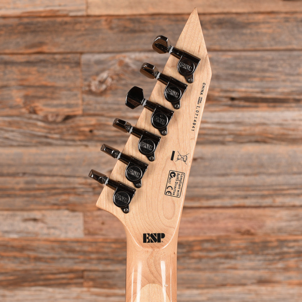 ESP LTD M-100FM Transparent Black Electric Guitars