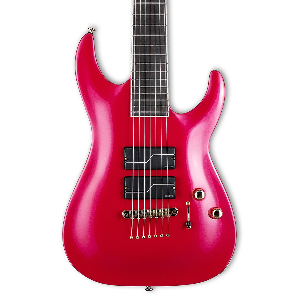 ESP LTD SC-607 Stephen Carpenter 7-String Baritone Magenta Metallic Electric Guitars
