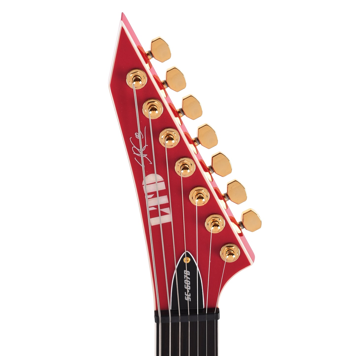 ESP LTD SC-607 Stephen Carpenter 7-String Baritone Magenta Metallic Electric Guitars