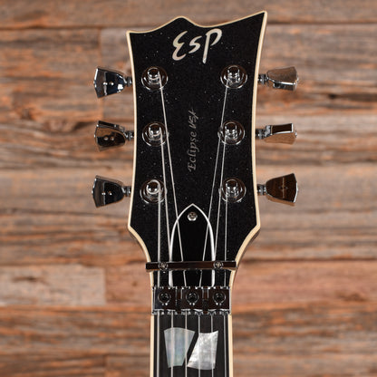 ESP USA Eclipse FR Black Sparkle 2023 Electric Guitars