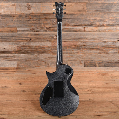ESP USA Eclipse FR Black Sparkle 2023 Electric Guitars