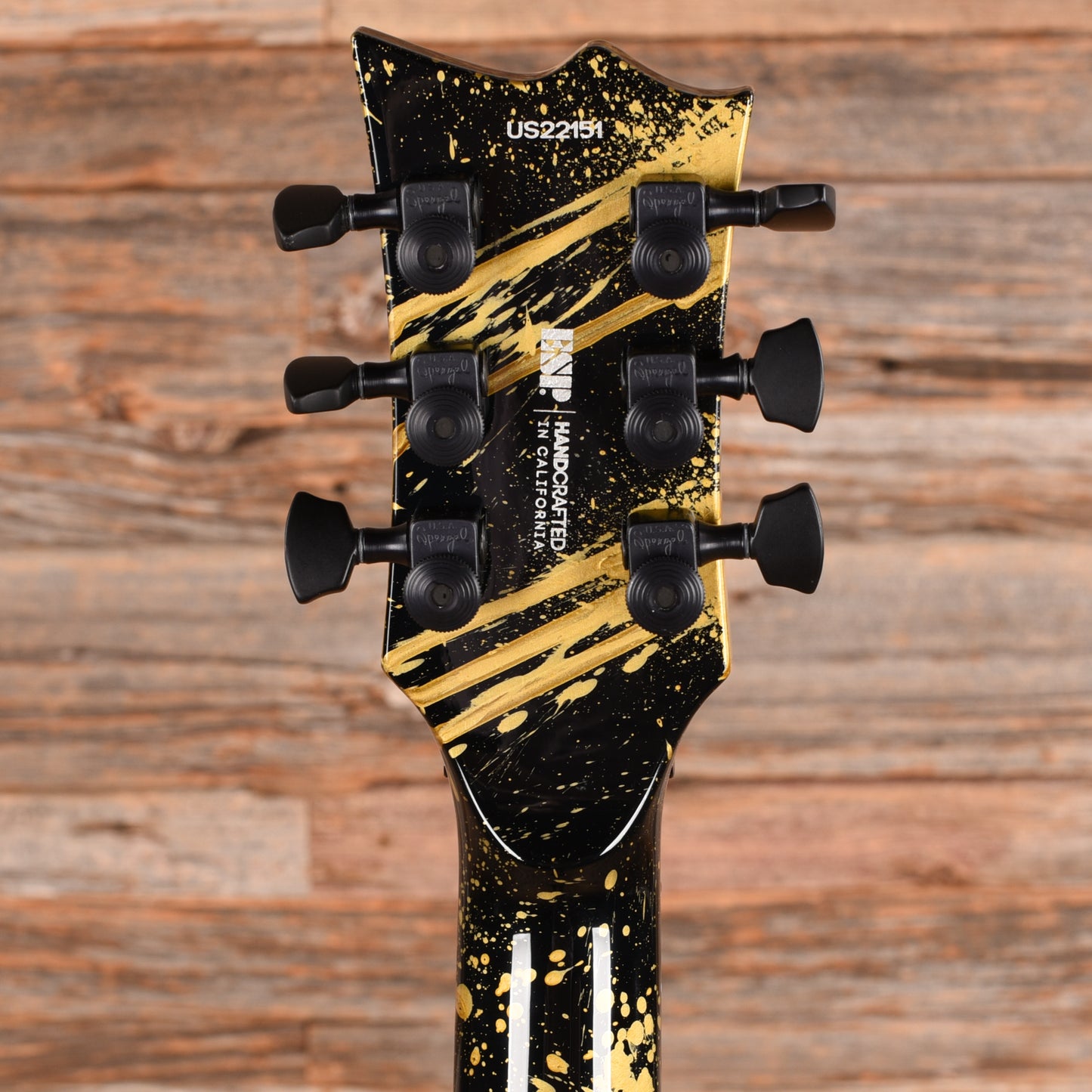 ESP USA Eclipse Gold Splatter 2022 Electric Guitars