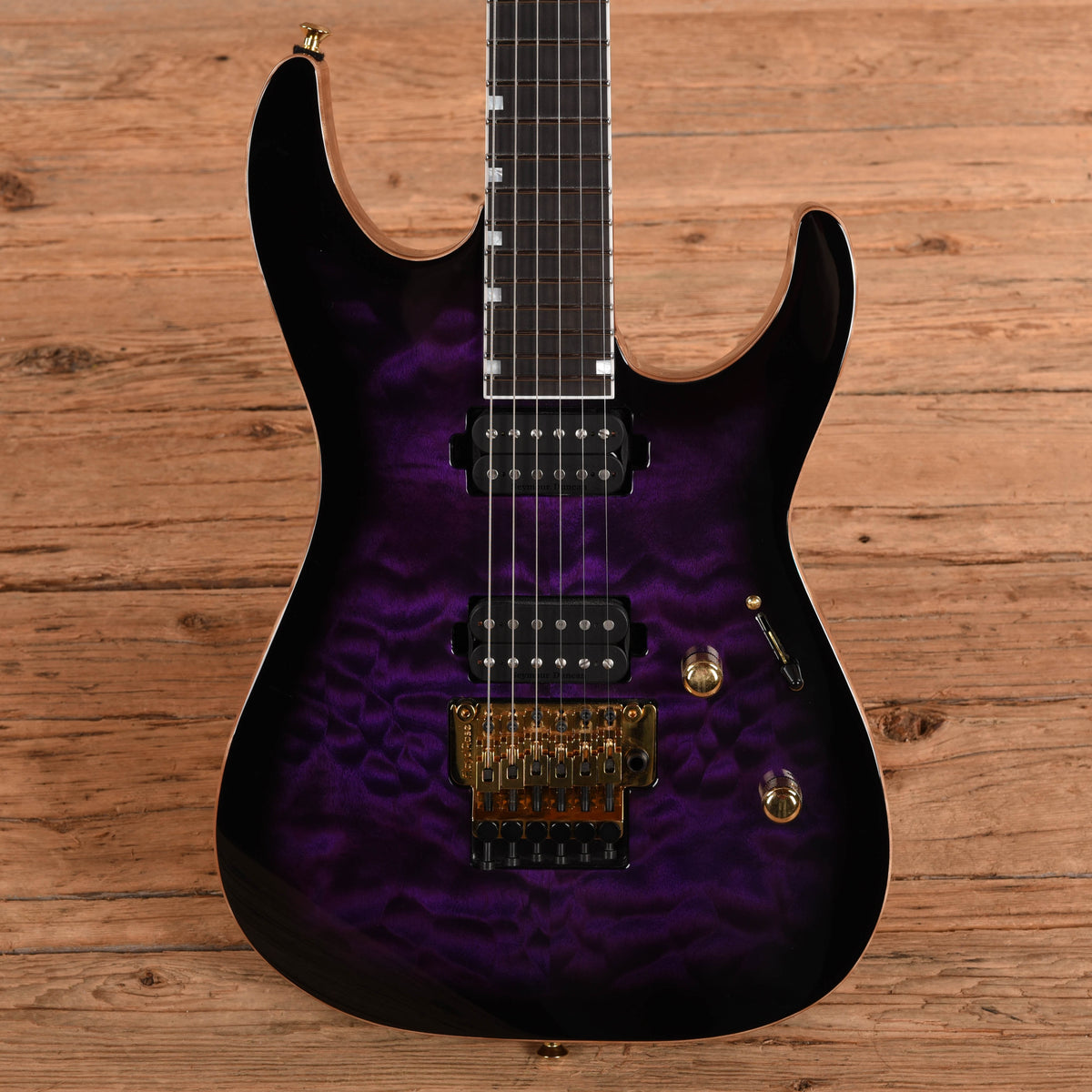ESP USA M-II Deluxe Purple 2025 Electric Guitars