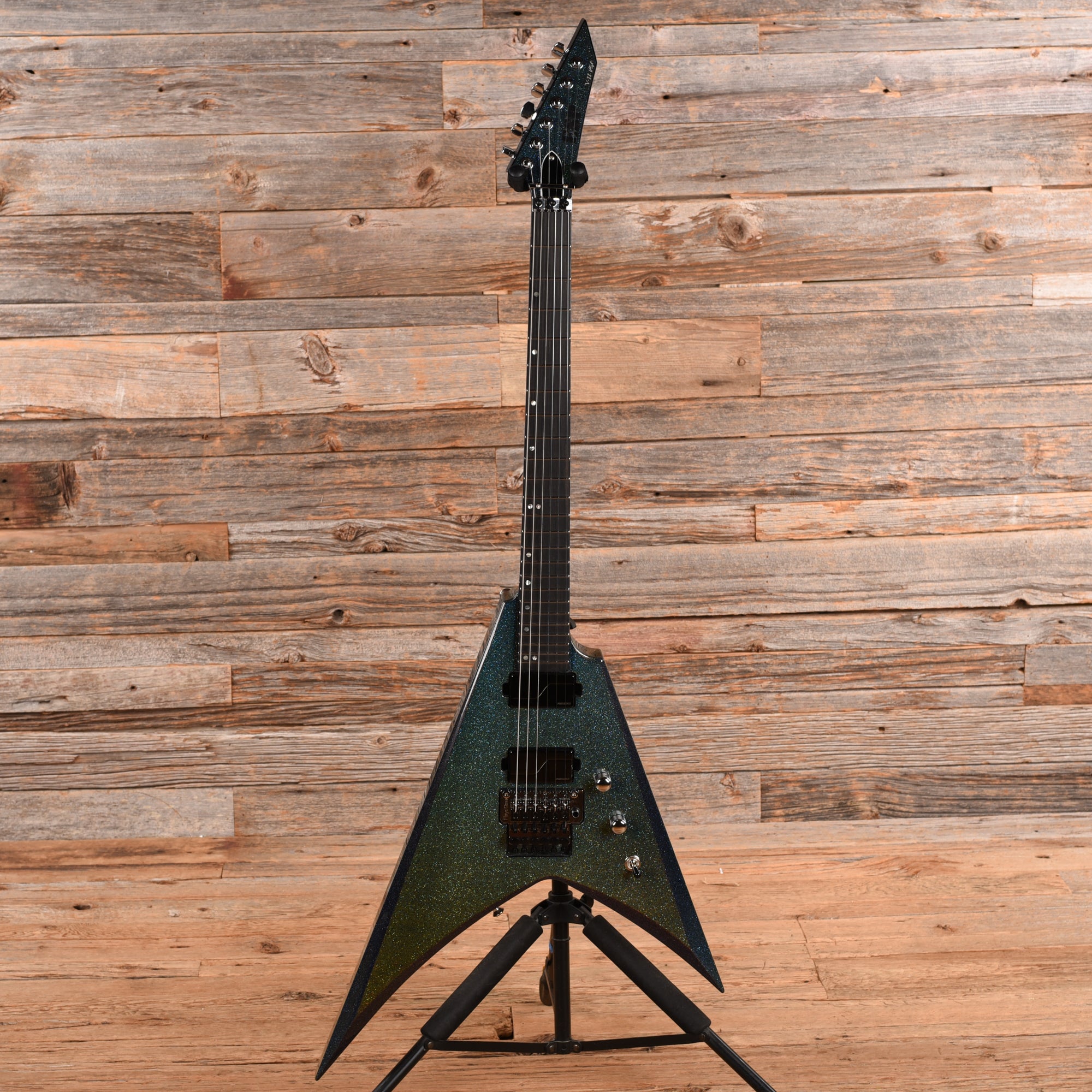 ESP USA V.II NTB FR Black Holo 2026 Electric Guitars