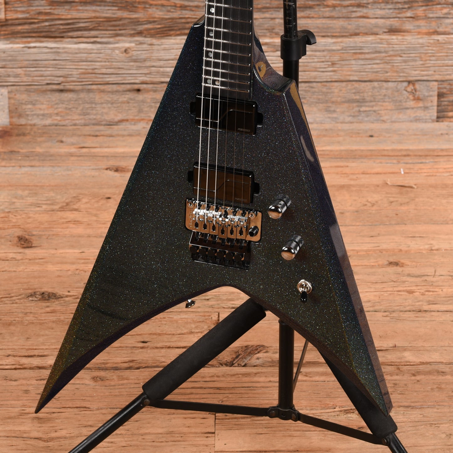 ESP USA V.II NTB FR Black Holo 2026 Electric Guitars