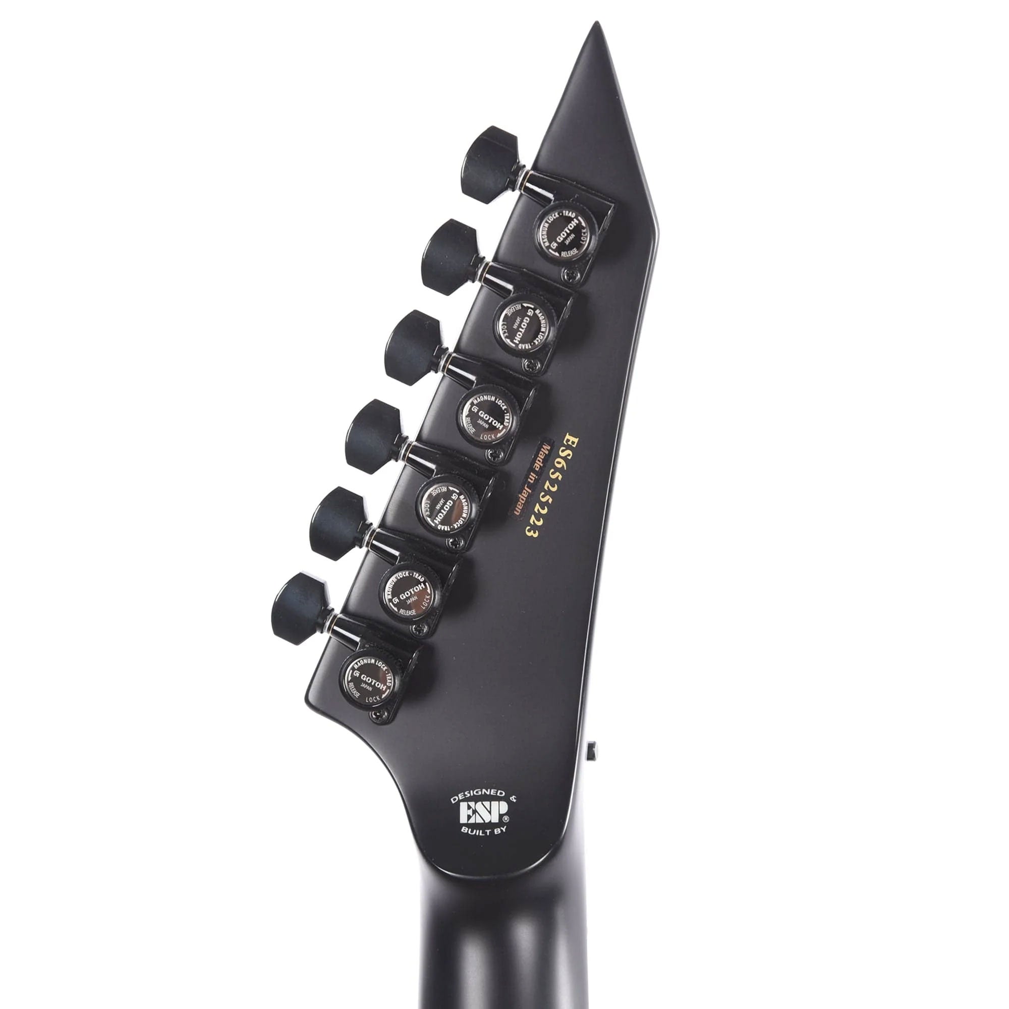 ESP E-II Arrow Burl Maple Nebula Black Burst Electric Guitars / Solid Body
