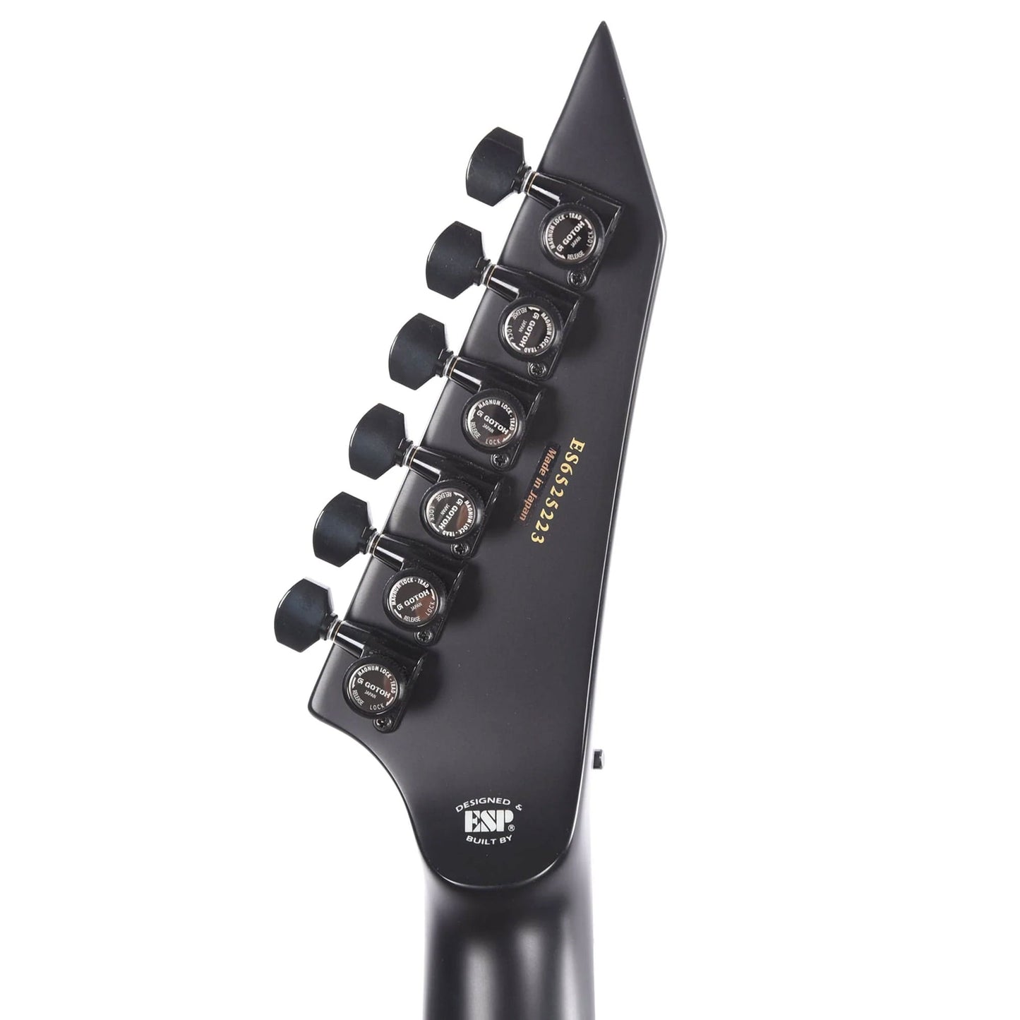ESP E-II Arrow Burl Maple Nebula Black Burst Electric Guitars / Solid Body