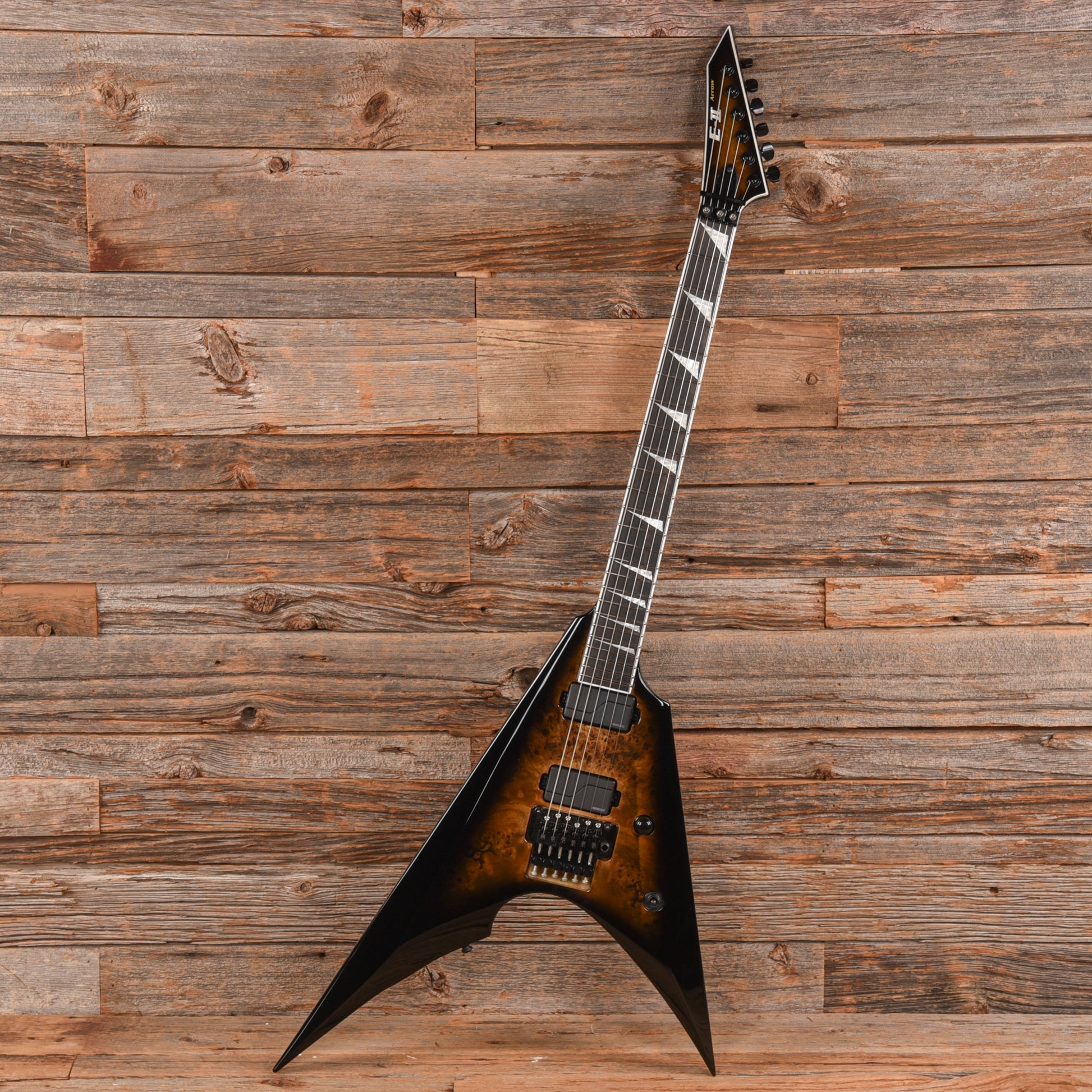 ESP E-II Arrow Nebula Black Burst Electric Guitars / Solid Body
