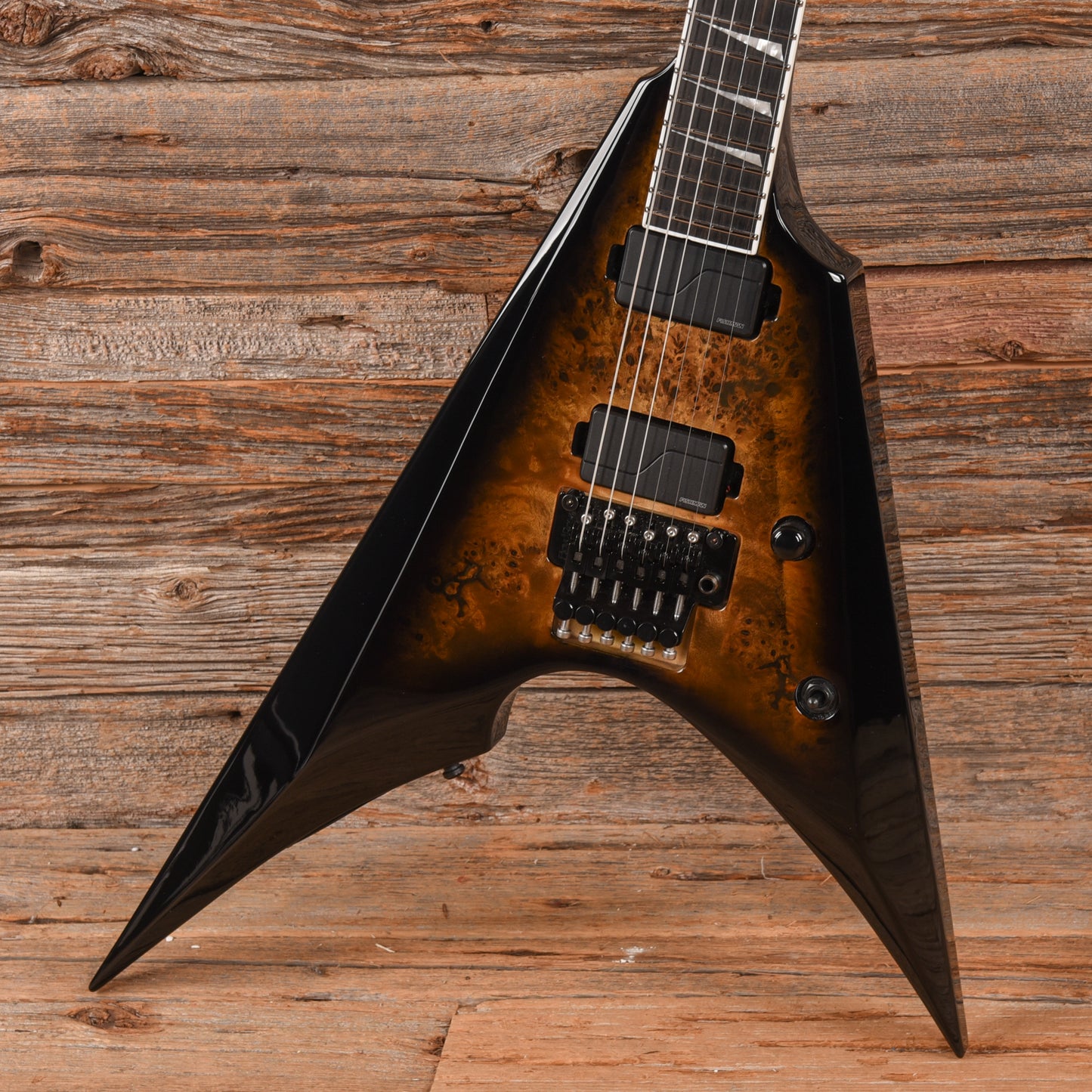 ESP E-II Arrow Nebula Black Burst Electric Guitars / Solid Body