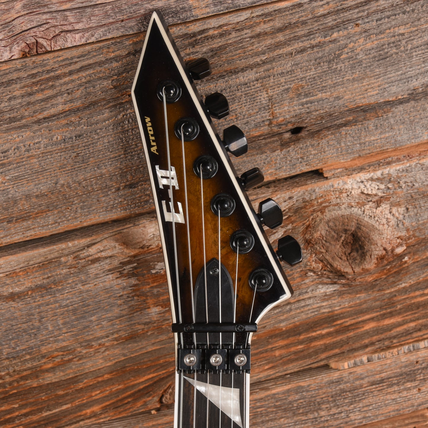 ESP E-II Arrow Nebula Black Burst Electric Guitars / Solid Body