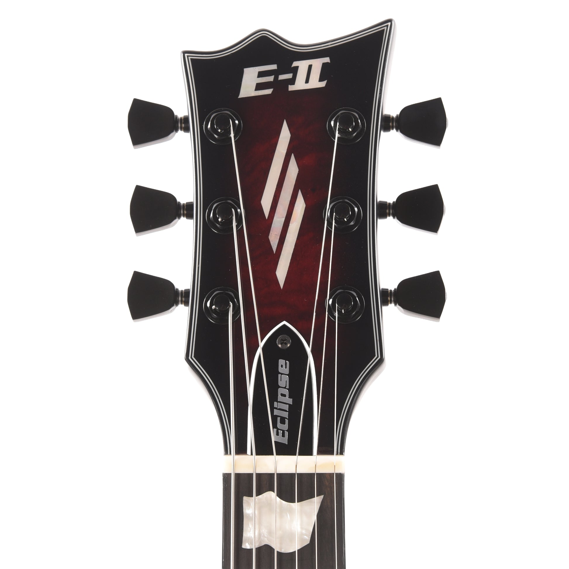 ESP E-II EC QM See Thru Black Cherry Sunburst w/Fishman Fluence Electric Guitars / Solid Body