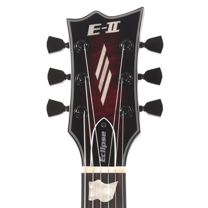 ESP E-II EC QM See Thru Black Cherry Sunburst w/Fishman Fluence Electric Guitars / Solid Body