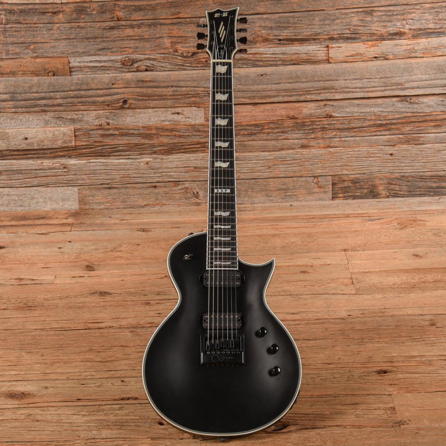 ESP E-II Eclipse 7 ET Satin Black 2021 Electric Guitars / Solid Body
