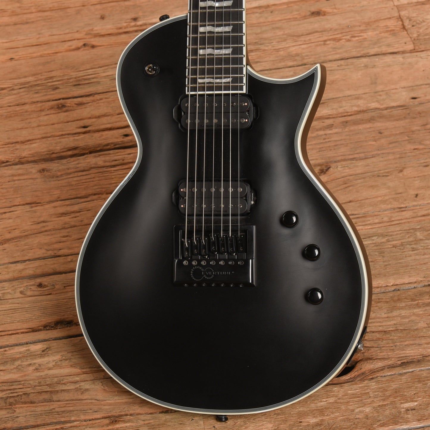 ESP E-II Eclipse 7 ET Satin Black 2021 Electric Guitars / Solid Body