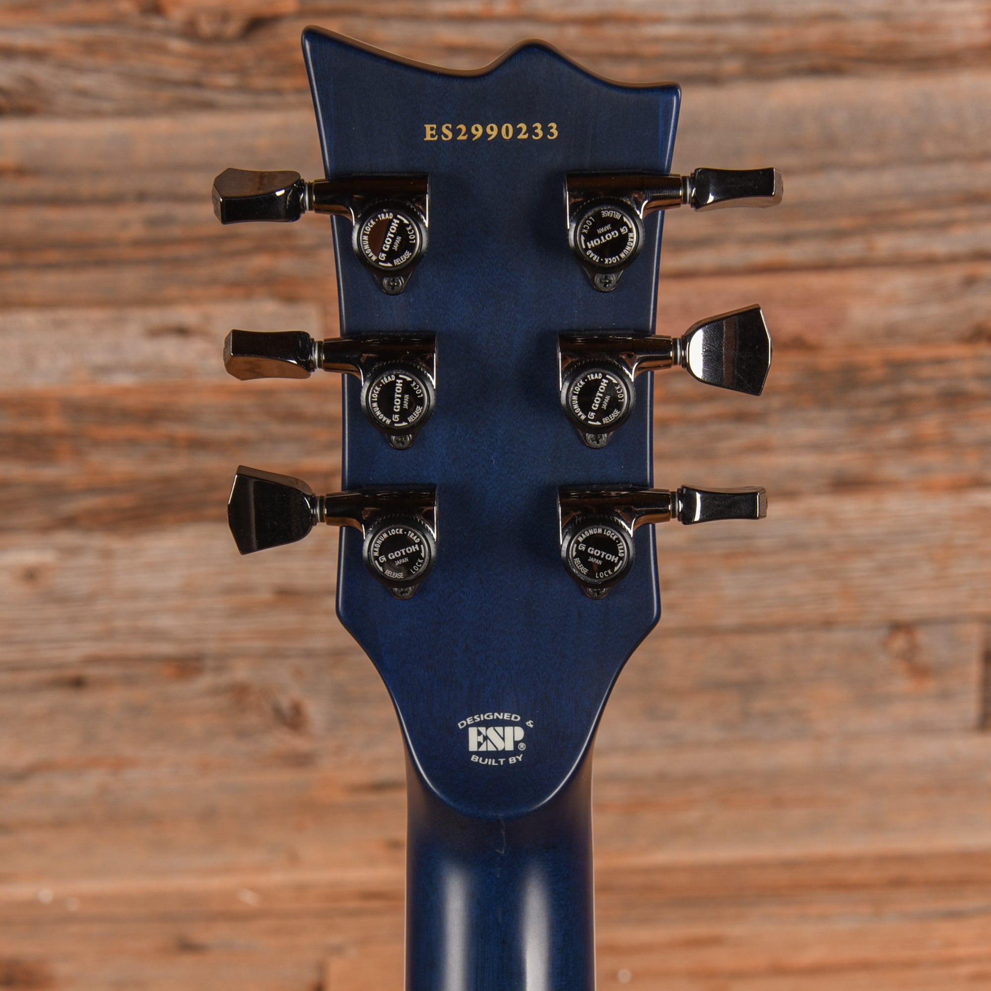 ESP E-II Eclipse Blue Natural Fade Electric Guitars / Solid Body