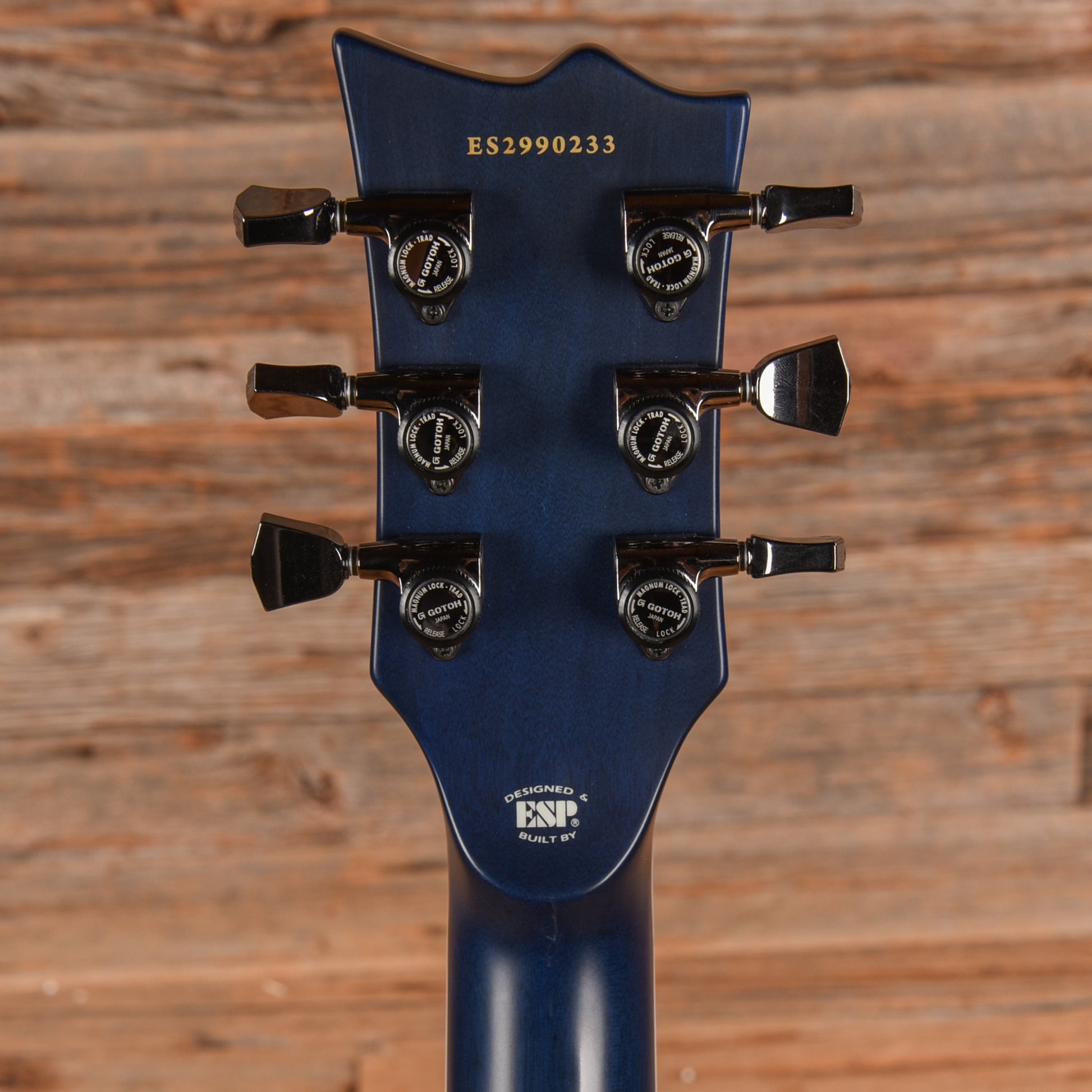 ESP E-II Eclipse Blue Natural Fade Electric Guitars / Solid Body