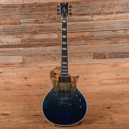 ESP E-II Eclipse Blue Natural Fade Electric Guitars / Solid Body