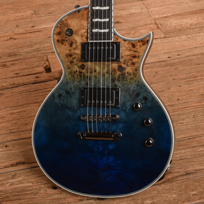 ESP E-II Eclipse Blue Natural Fade Electric Guitars / Solid Body