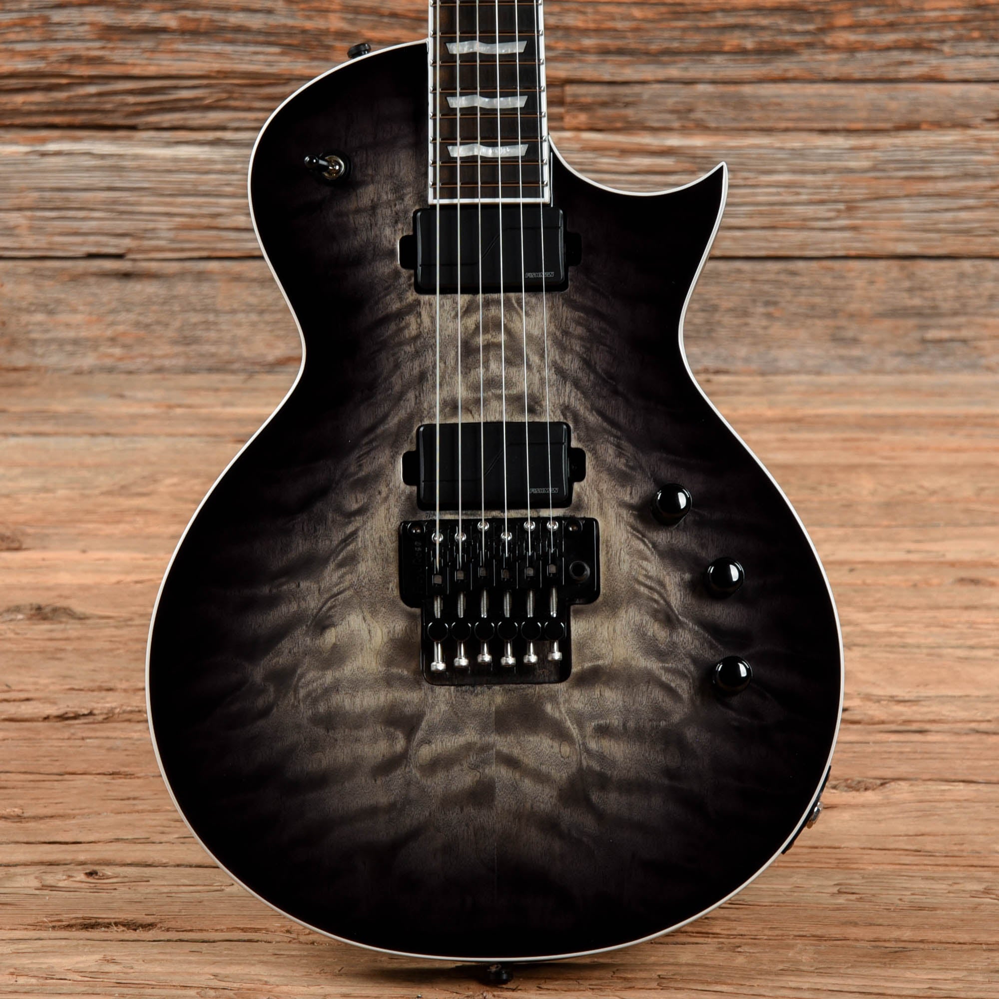 ESP E-II Eclipse FR Charcoal Burst 2021 Electric Guitars / Solid Body