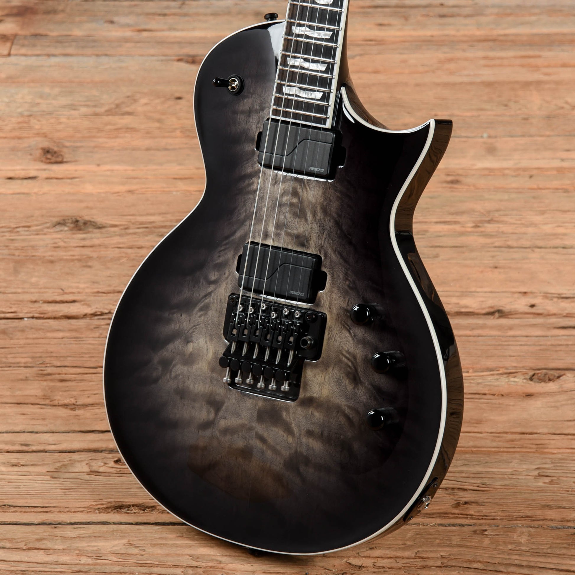 ESP E-II Eclipse FR Charcoal Burst 2021 Electric Guitars / Solid Body