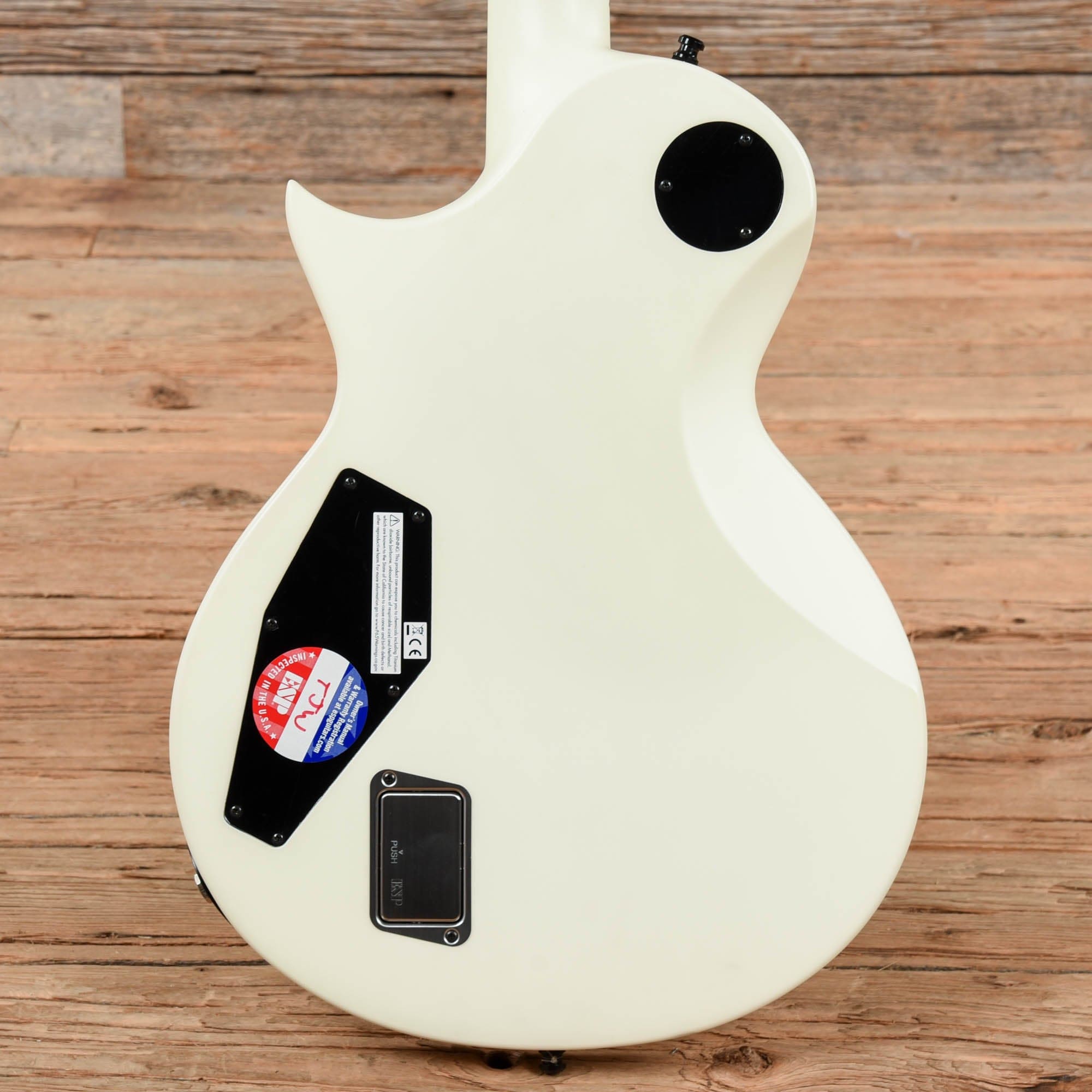 esp eclipse original white 2019 – chicago music... ESP E-II Eclipse Snow White 2019 – Chicago Music Exchange