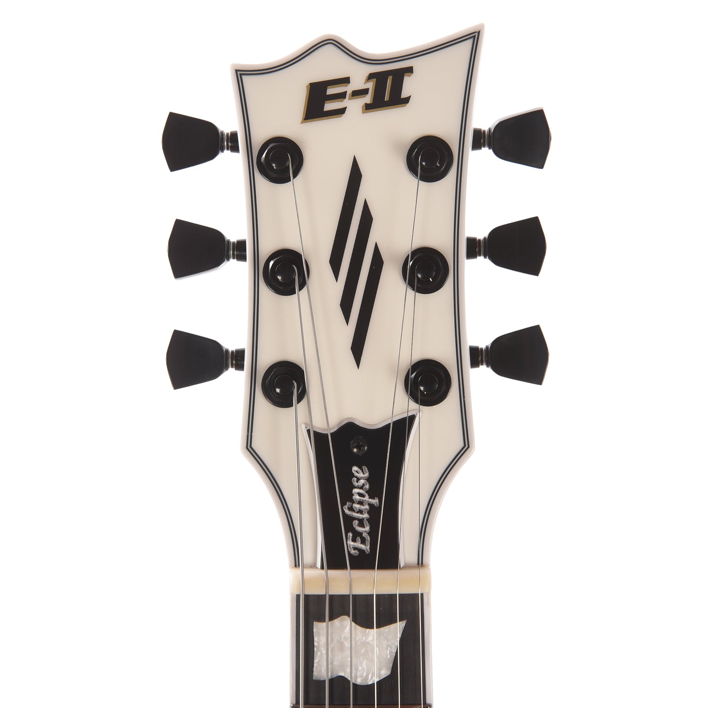 ESP E-II Eclipse Snow White Satin Electric Guitars / Solid Body