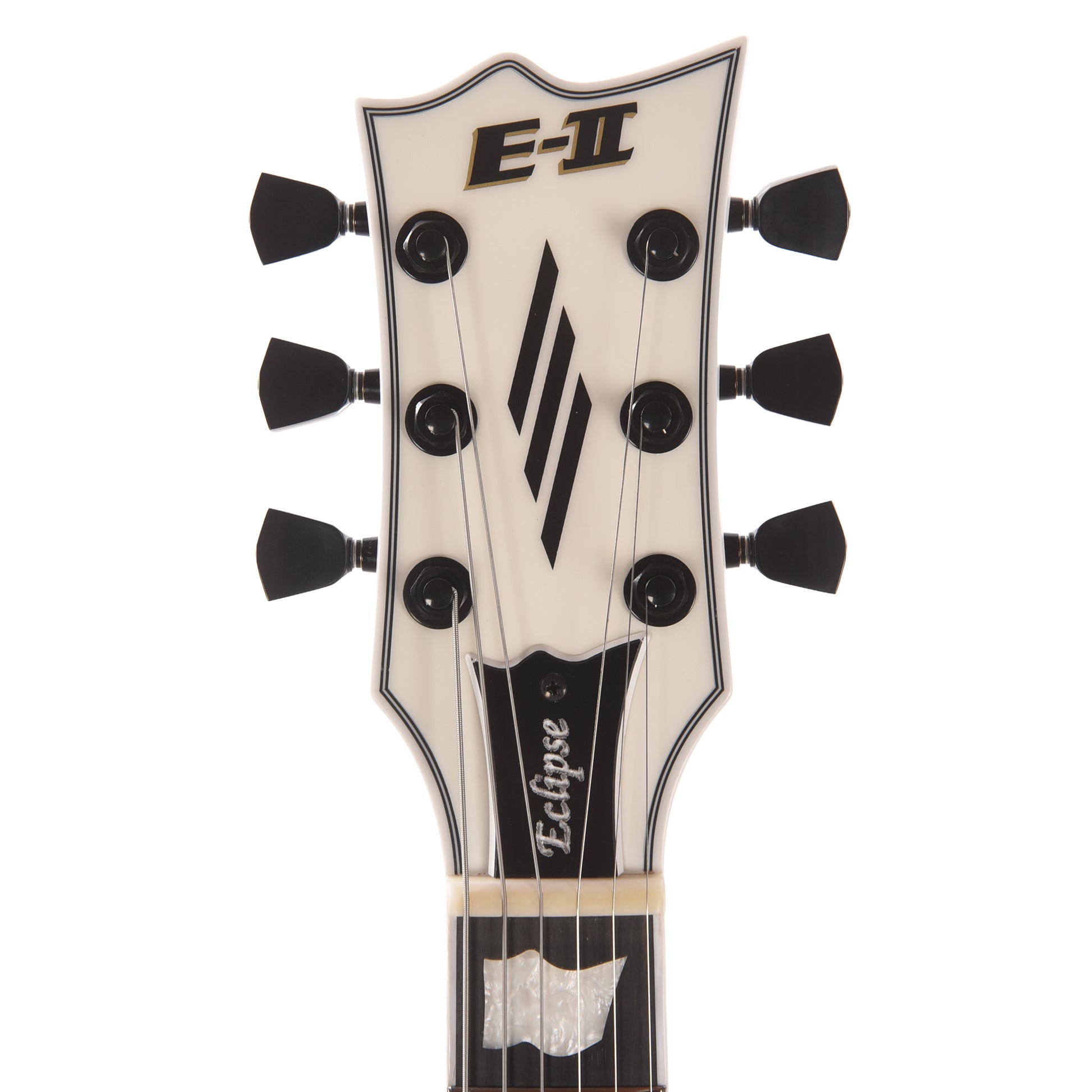 ESP E-II Eclipse Snow White Satin Electric Guitars / Solid Body