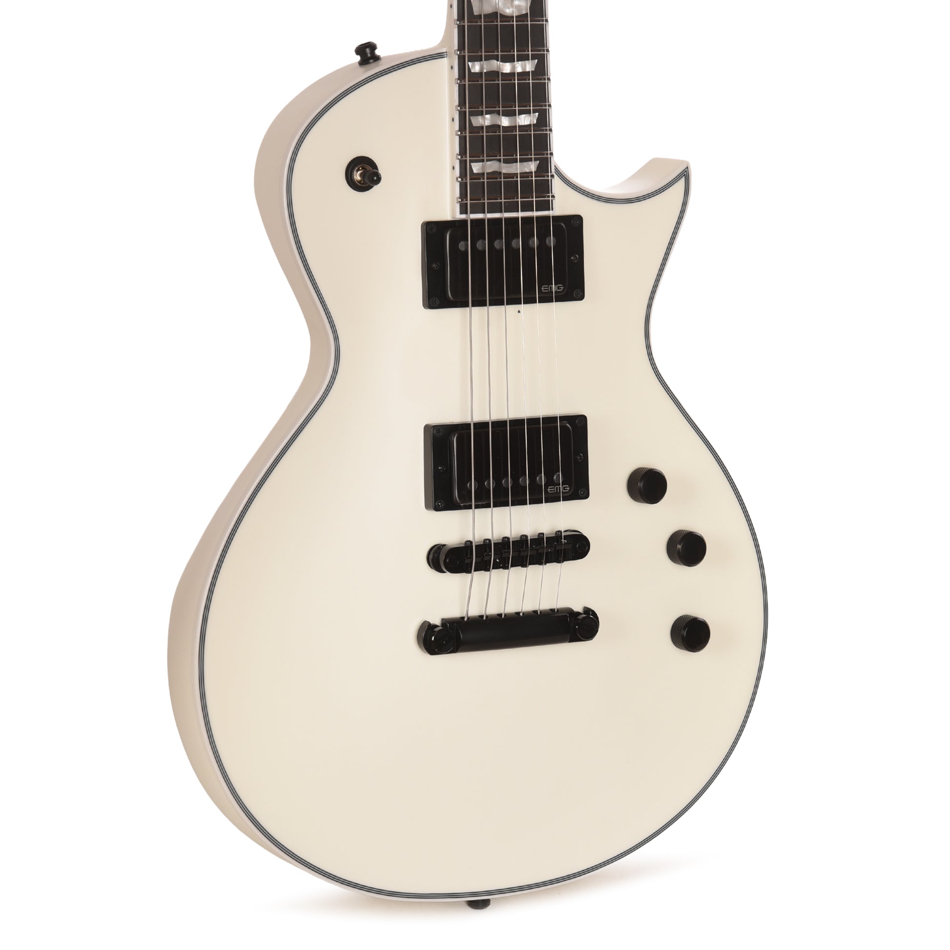 ESP E-II Eclipse Snow White Satin Electric Guitars / Solid Body