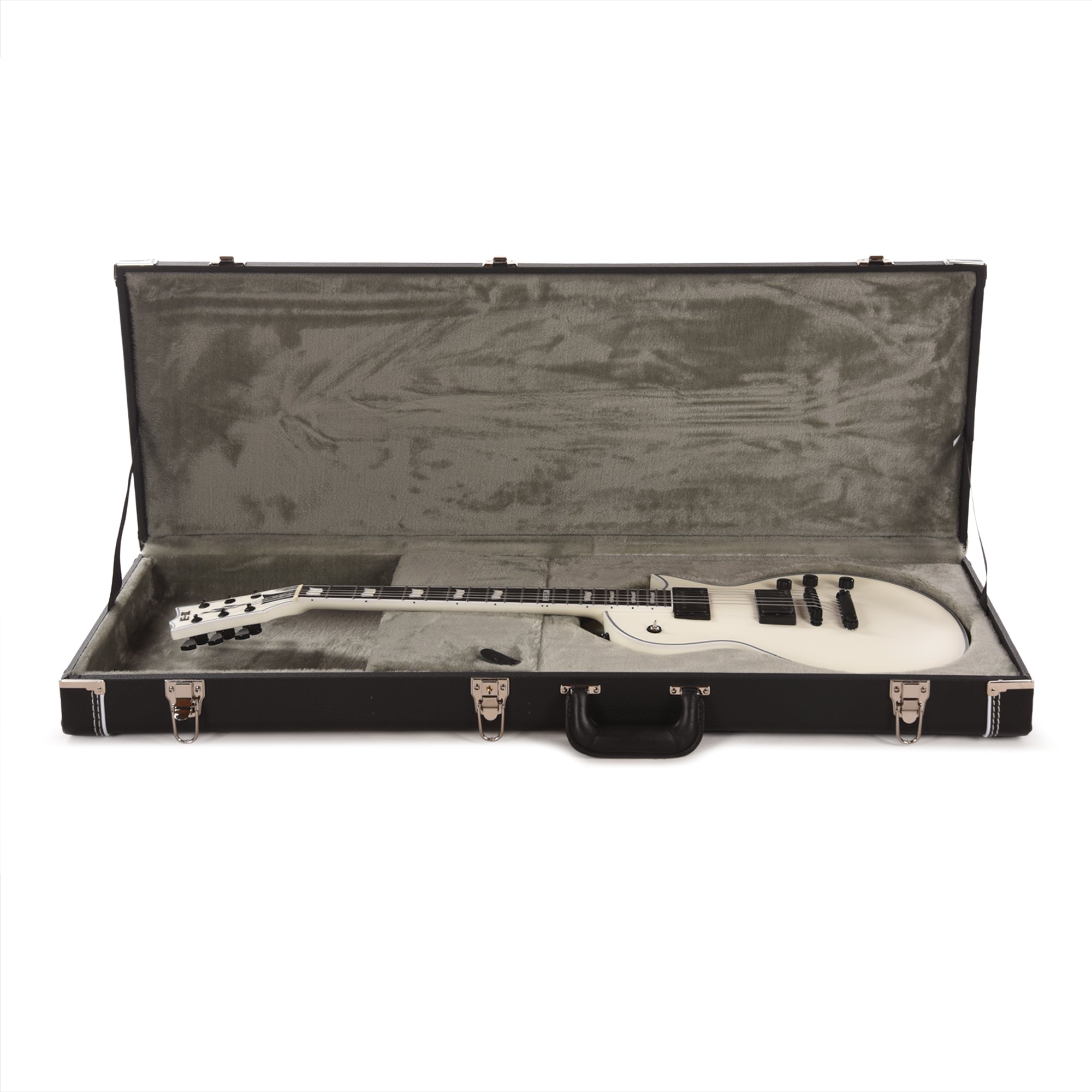 esp eclipse original white 2019 – chicago music... ESP E-II Eclipse Snow White Satin – Chicago Music Exchange