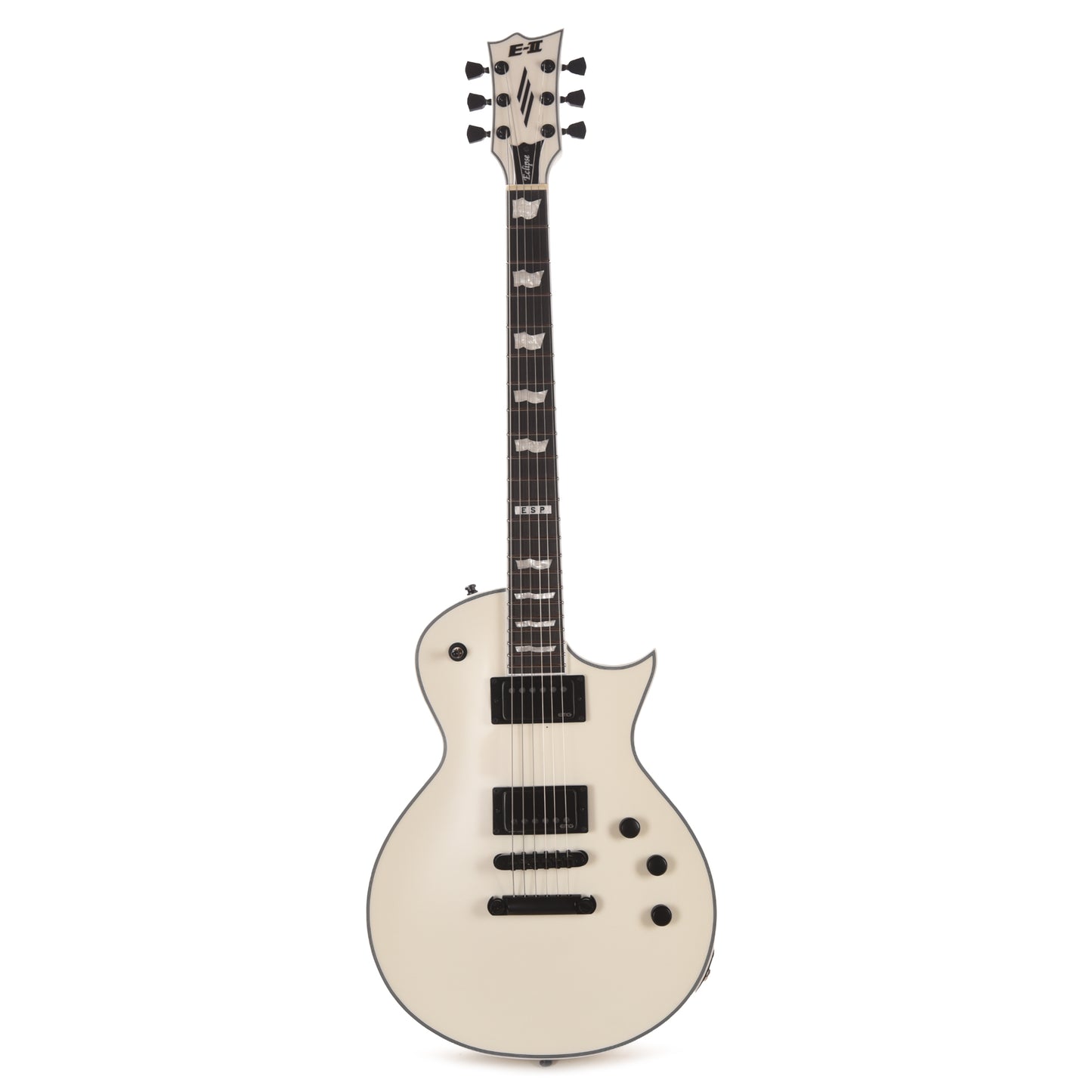 ESP E-II Eclipse Snow White Satin Electric Guitars / Solid Body
