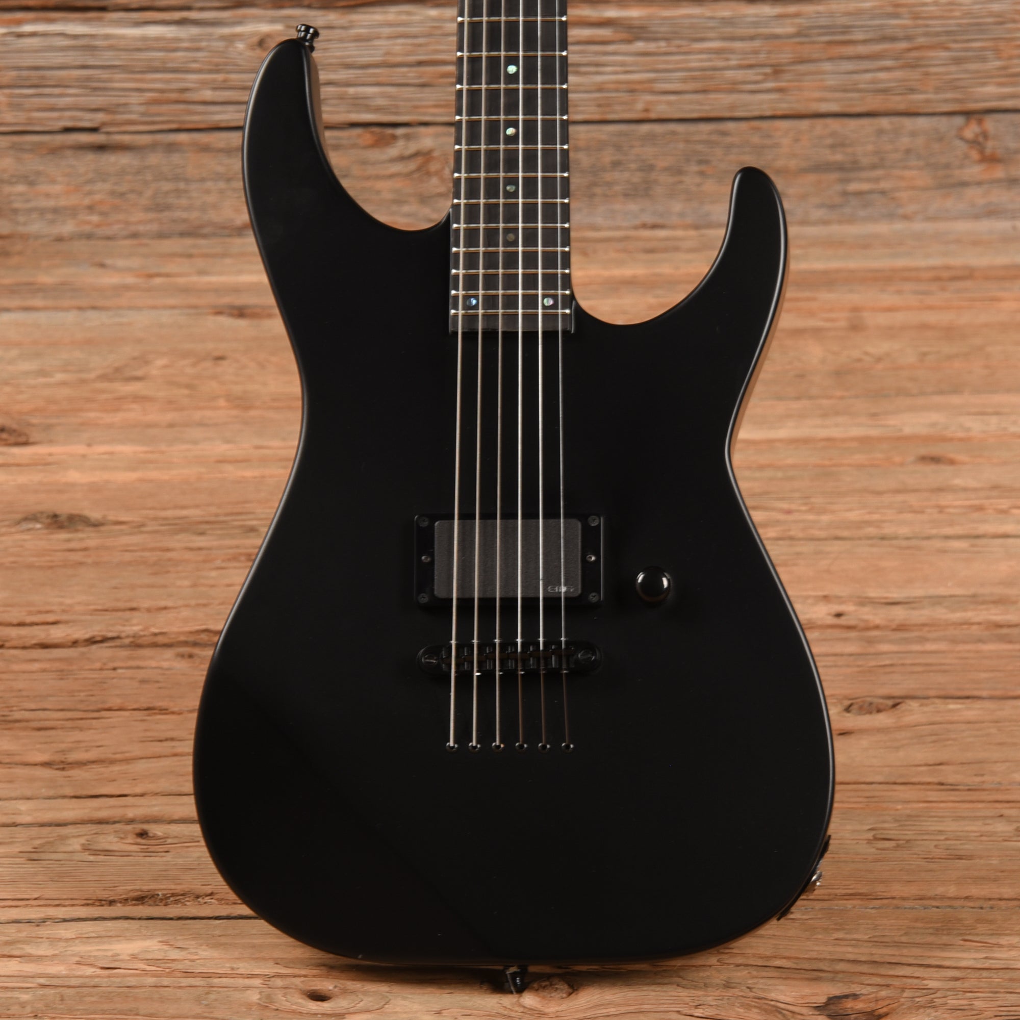 ESP E-II M-I Thru NT Satin Black 2018 Electric Guitars / Solid Body