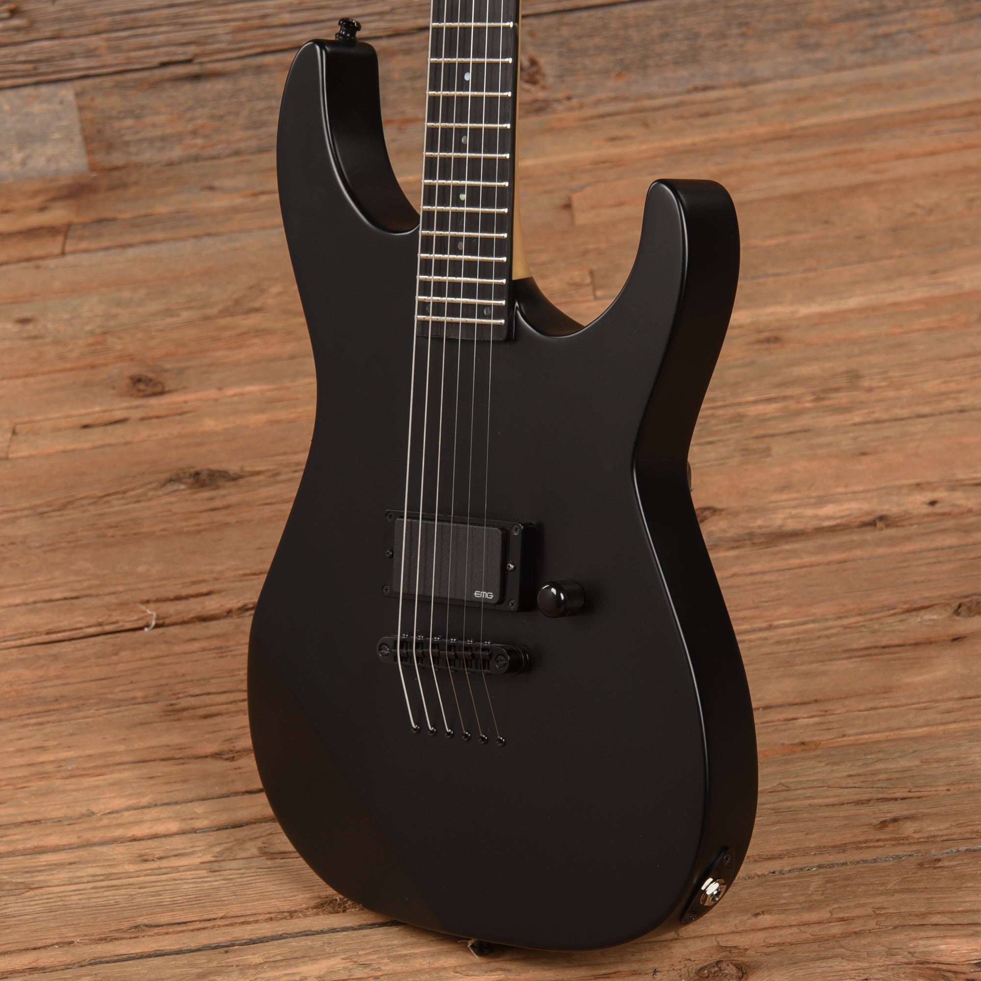 ESP E-II M-I Thru NT Satin Black 2018 Electric Guitars / Solid Body