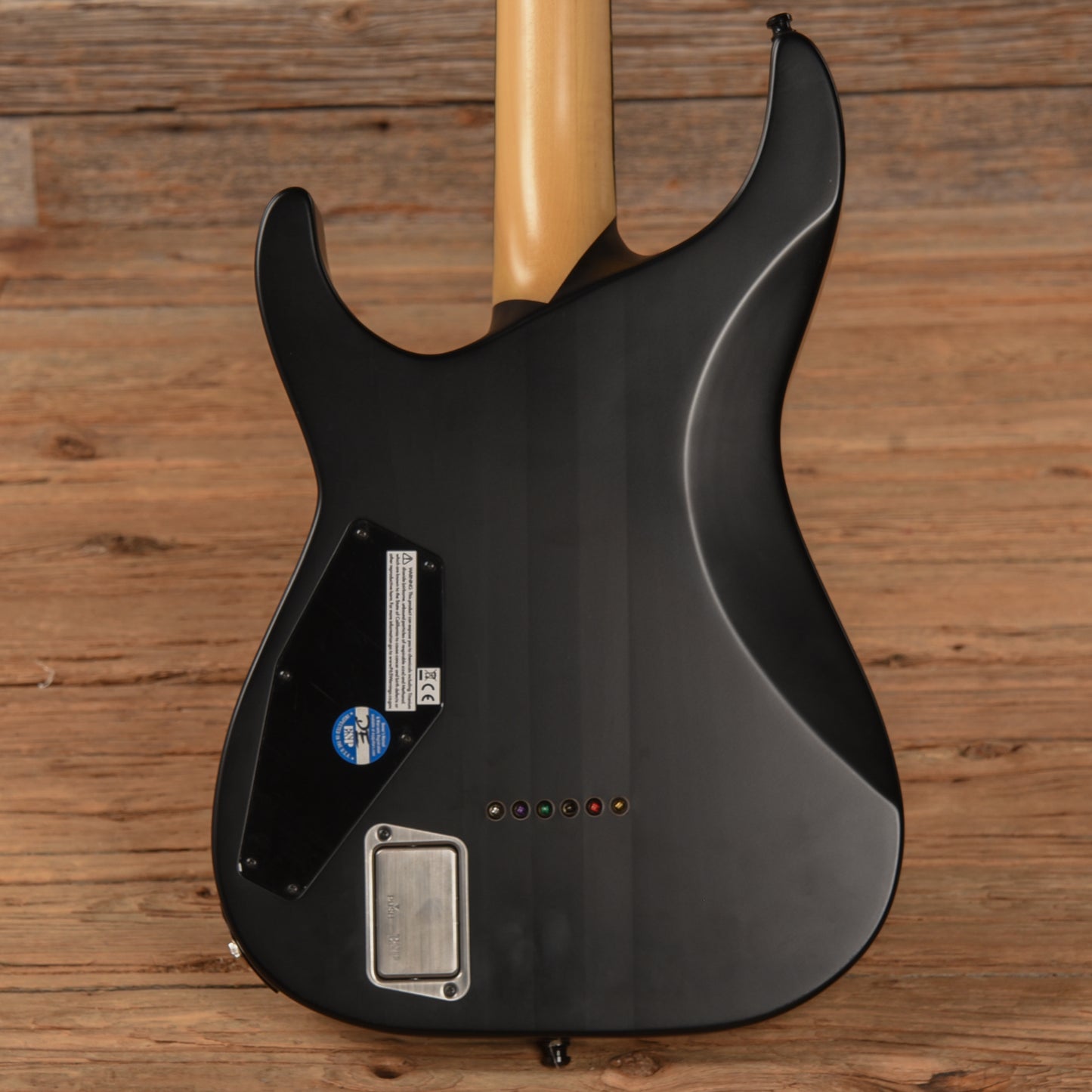 ESP E-II M-I Thru NT Satin Black 2018 Electric Guitars / Solid Body