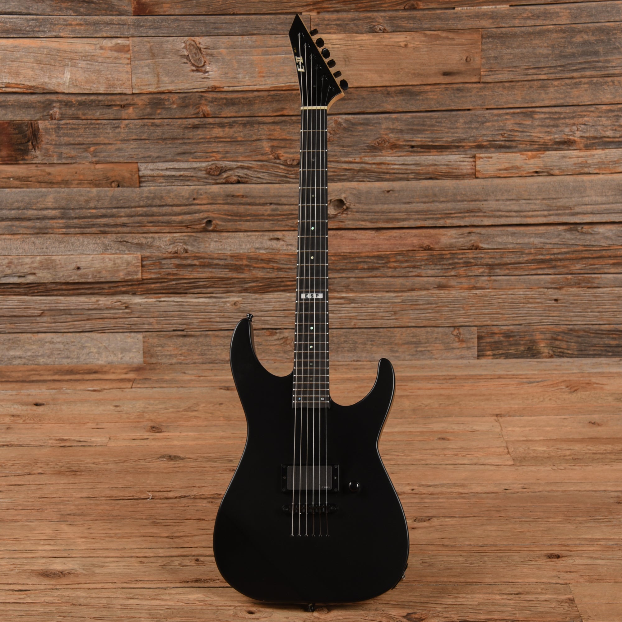 ESP E-II M-I Thru NT Satin Black 2018 Electric Guitars / Solid Body
