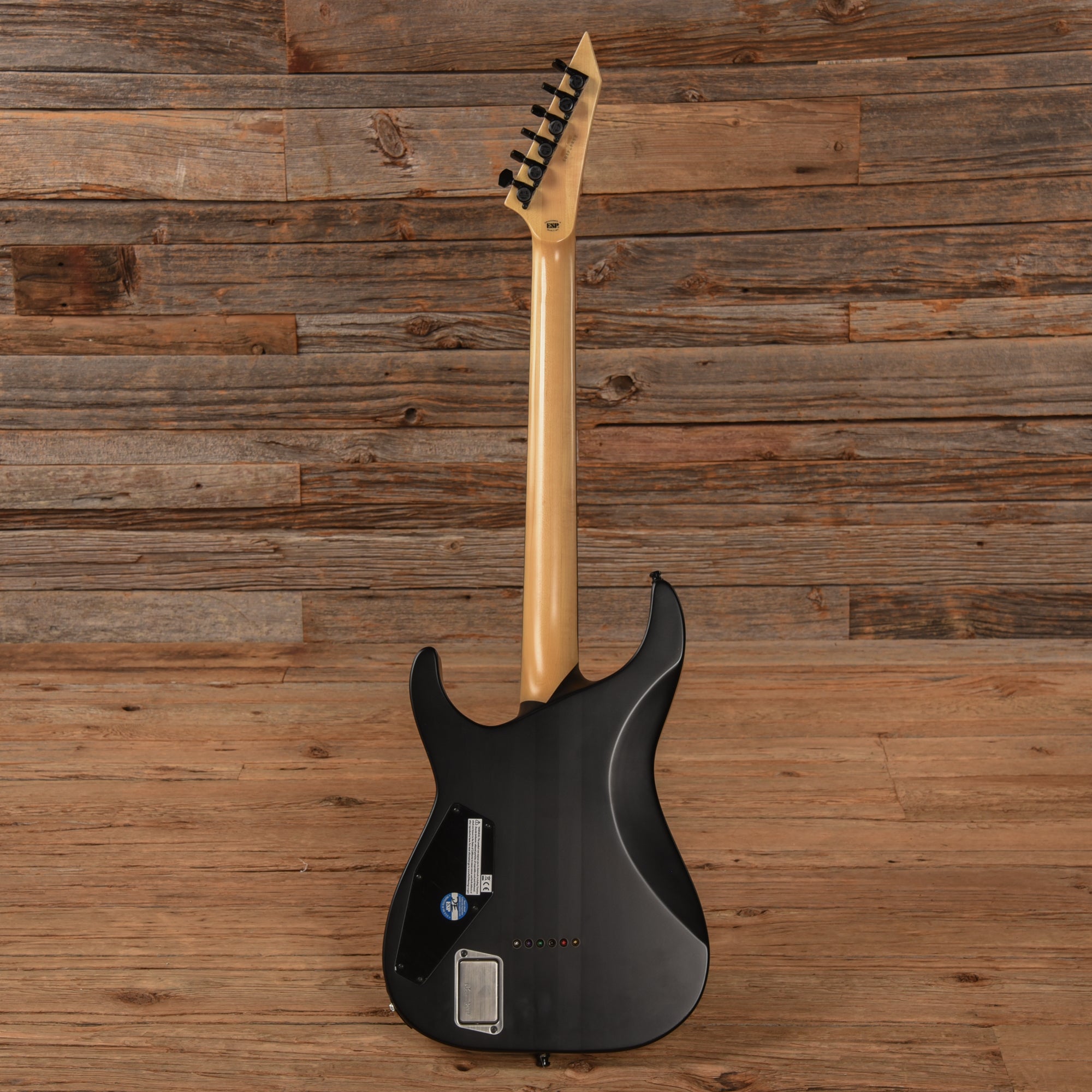ESP E-II M-I Thru NT Satin Black 2018 Electric Guitars / Solid Body