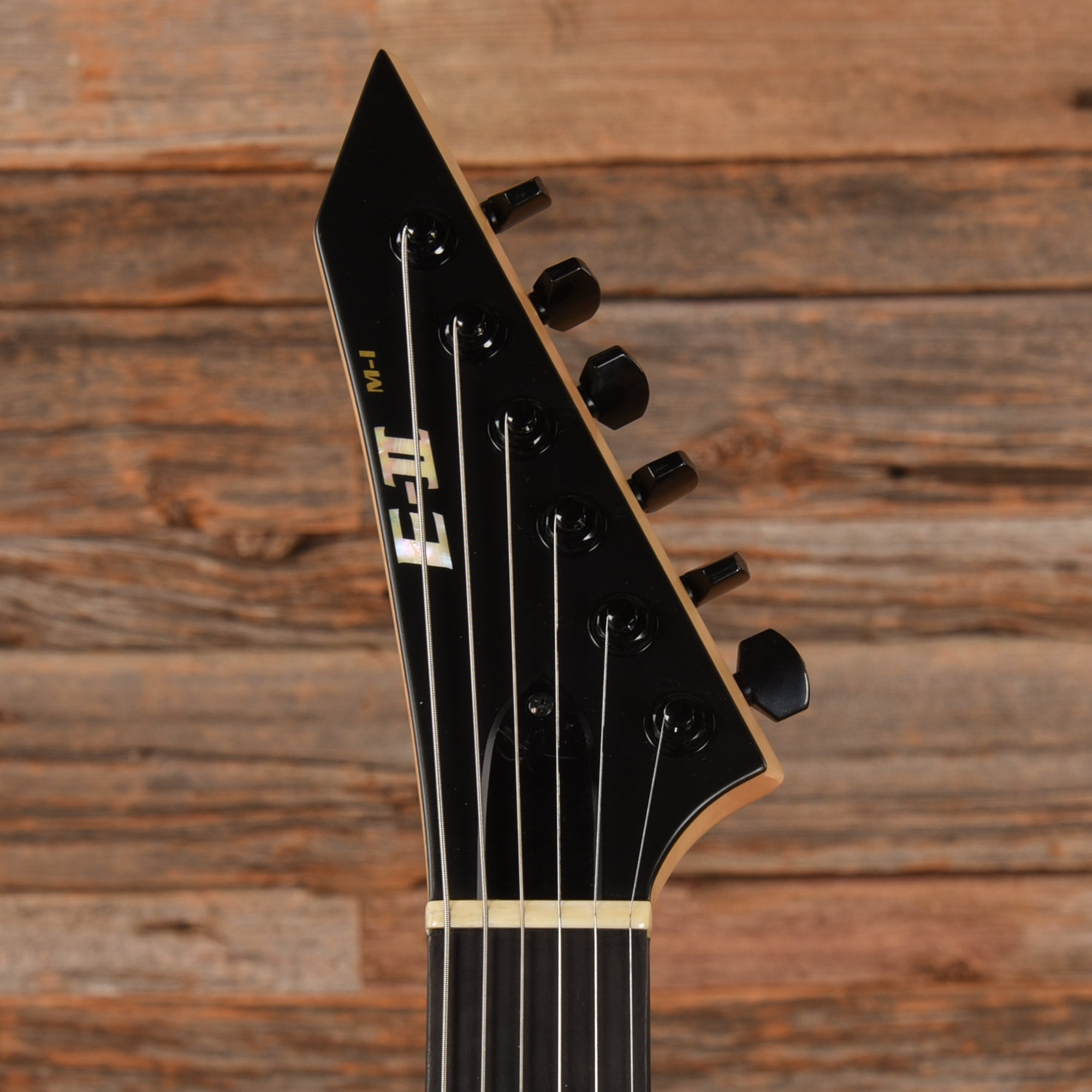 ESP E-II M-I Thru NT Satin Black 2018 Electric Guitars / Solid Body