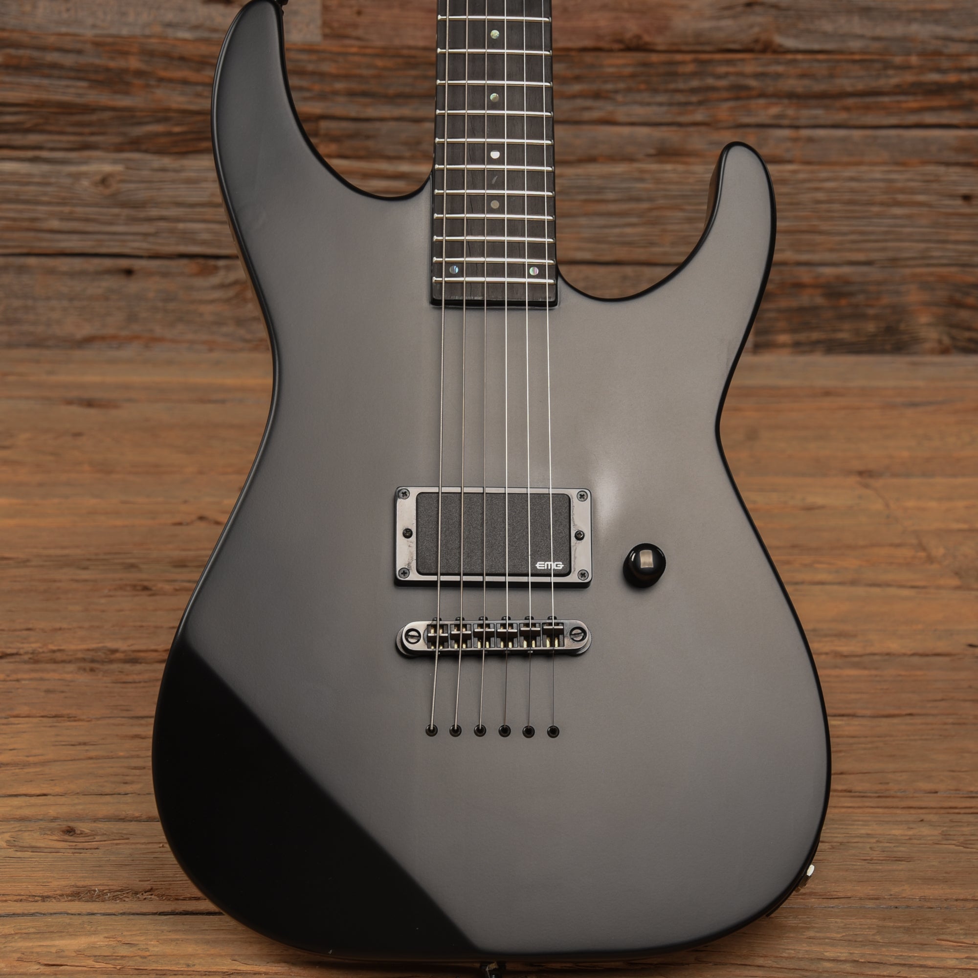 ESP E-II M-I Thru NT Satin Black 2018 Electric Guitars / Solid Body