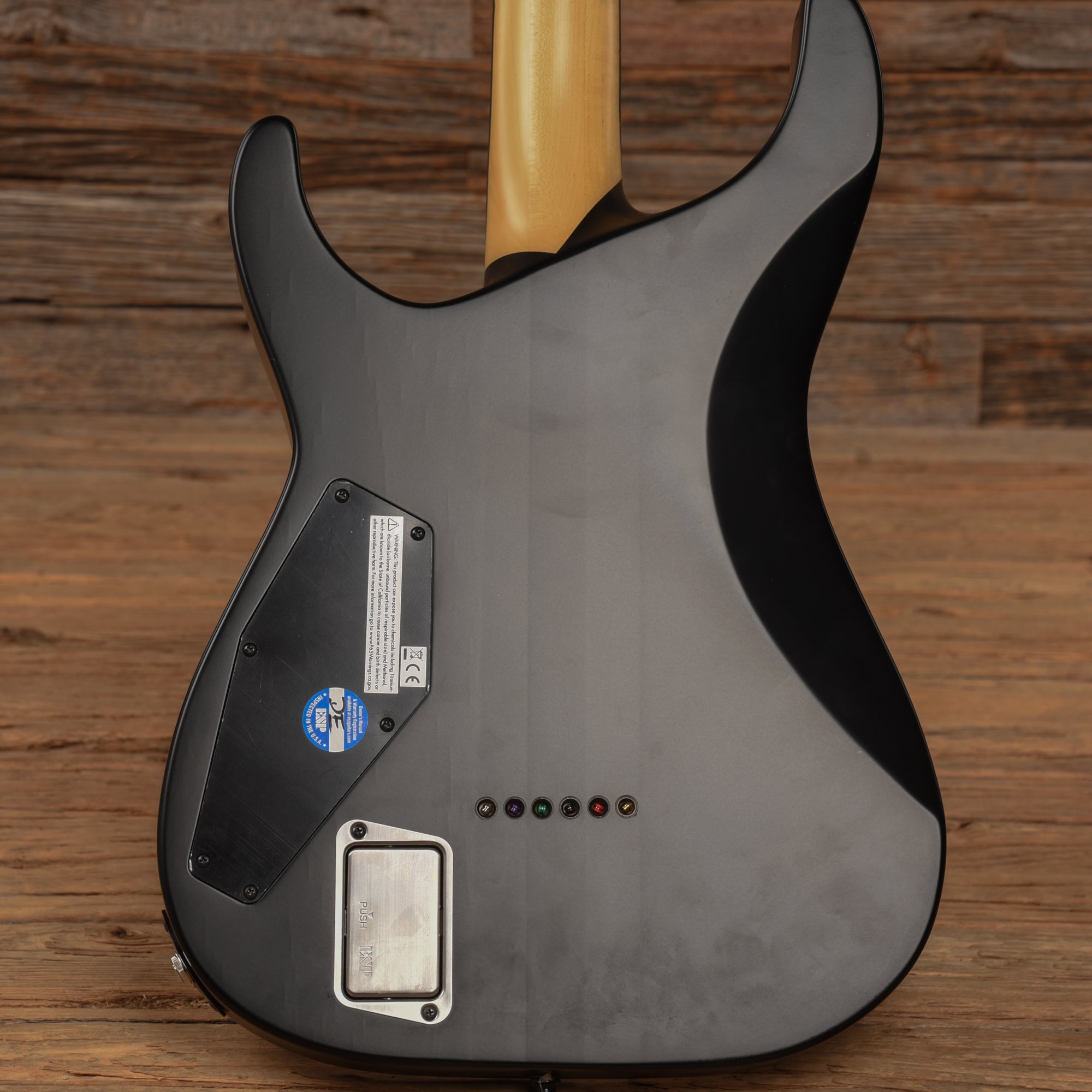 ESP E-II M-I Thru NT Satin Black 2018 Electric Guitars / Solid Body