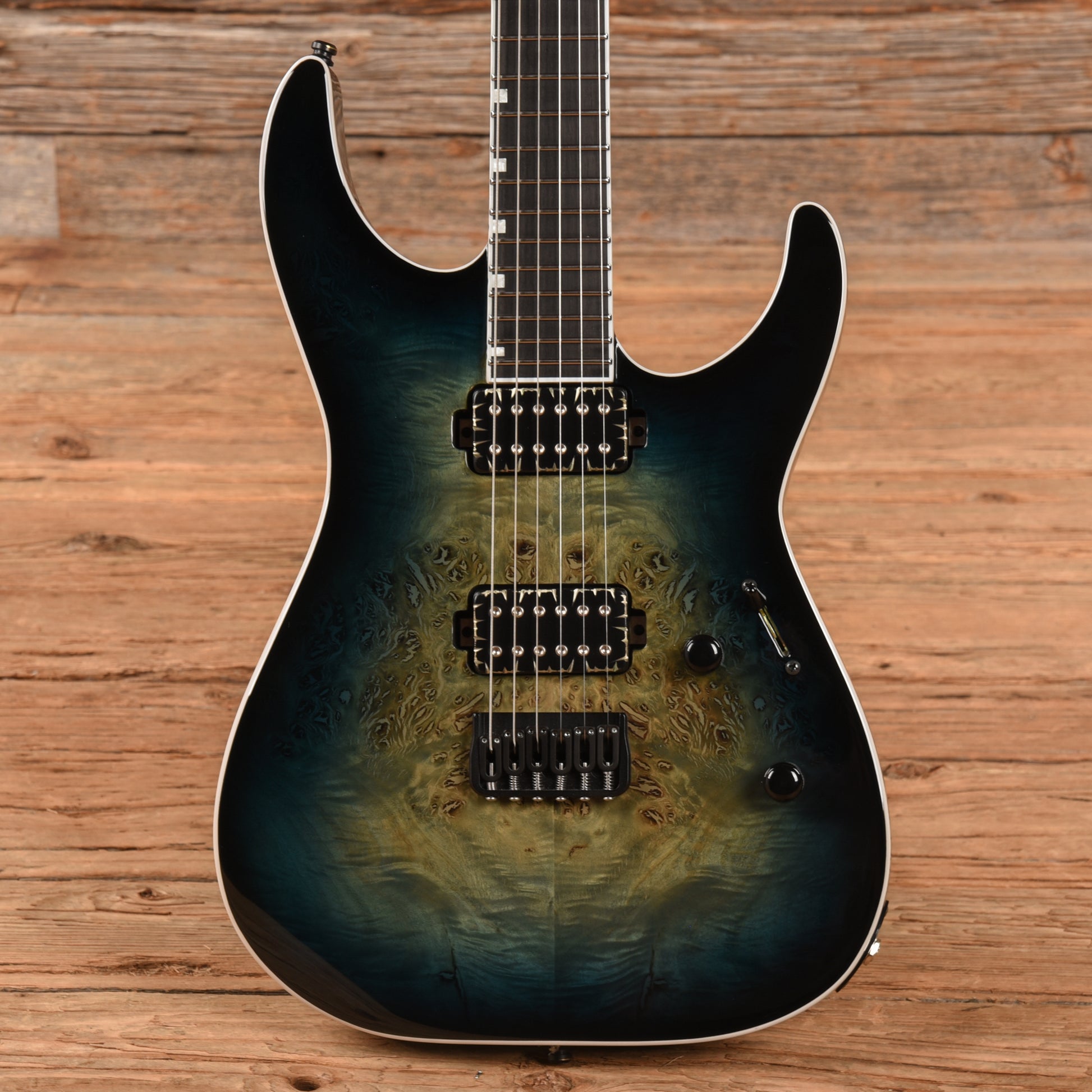ESP E-II M-II HT Mercury Blue Burst 2022 Electric Guitars / Solid Body